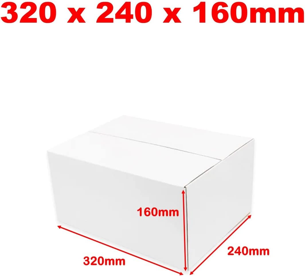 Mailing Carton Box 320 X 240 X 160Mm A4 Cardboard Shipping Carton (Pack of 15) image number 1