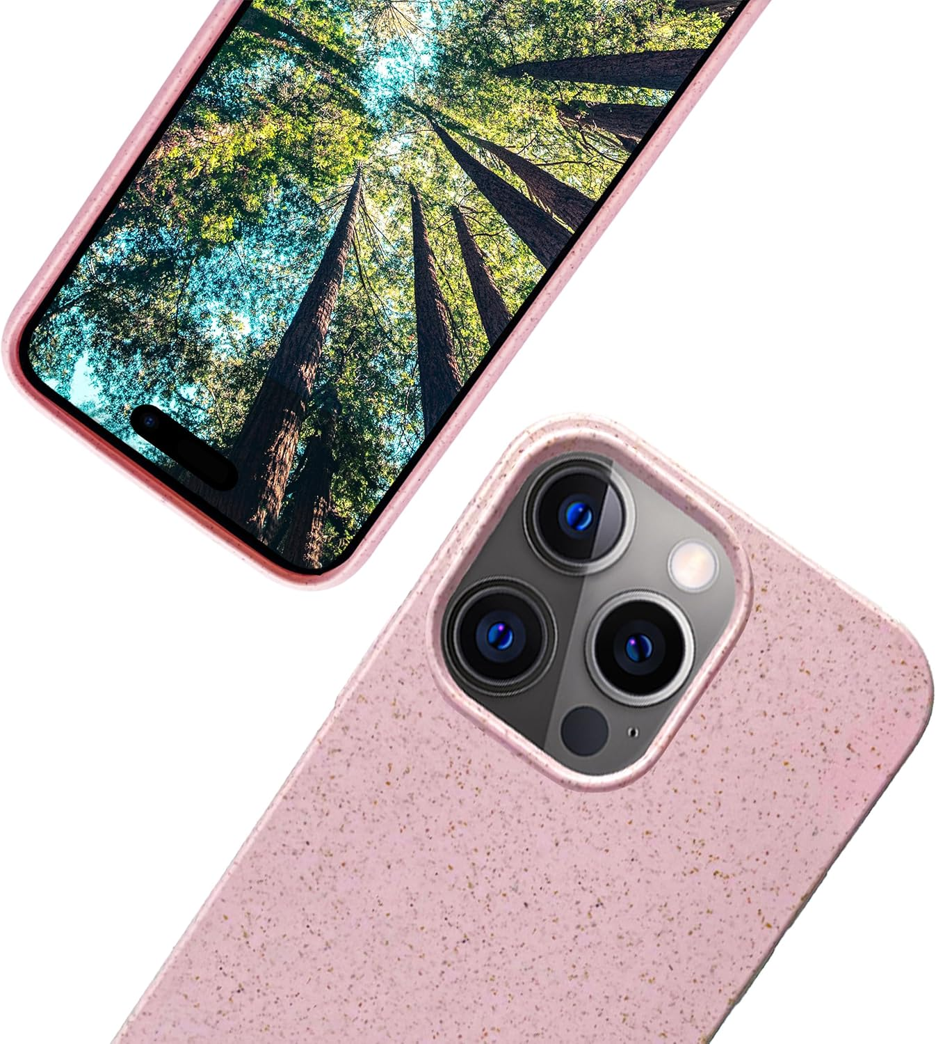 Eplanita Eco Mobile Phone Case for Iphone 16, Biodegradable Plant Fibre and Soft TPU, Drop Protection Cover, Eco Friendly Zero Waste (Khaki, for Iphone 16) image number 7