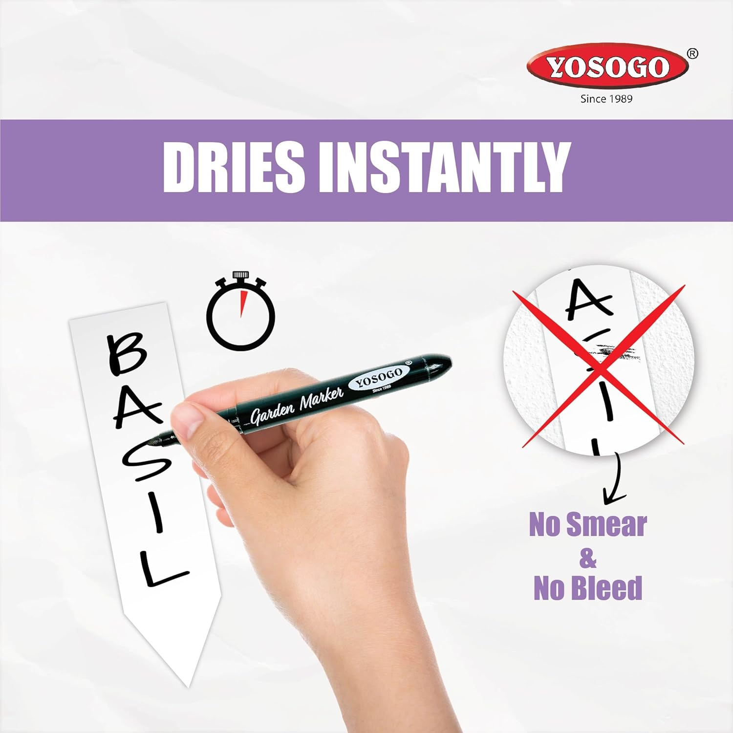 Yosogo Garden Marker - Pack of 4 (Black) image number 1