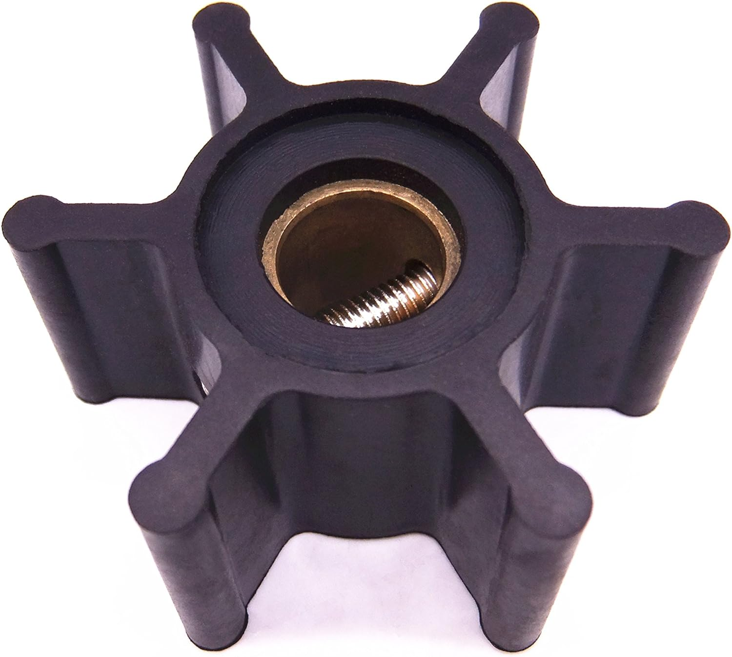 09-810B 18653-0001 653-0001 128990-42200 9-45713 Water Pump Impeller for Jabsco/Johnson/Yanmar Engine Pump image number 5