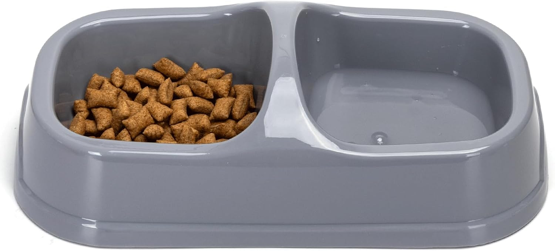 Double Pet Bowl, Stainless Steel Design & Non Slip Pet Bowl Ideal for Dog and Cat Food and Hydration image number 6