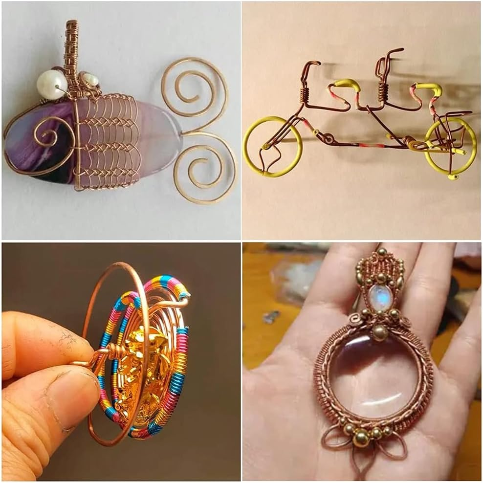 Veumoie Copper Wire for Gardening, 16 Gauge/ 1.3 Mm Diameter,127 Feet / 39M, 1 Pound Spool image number 2