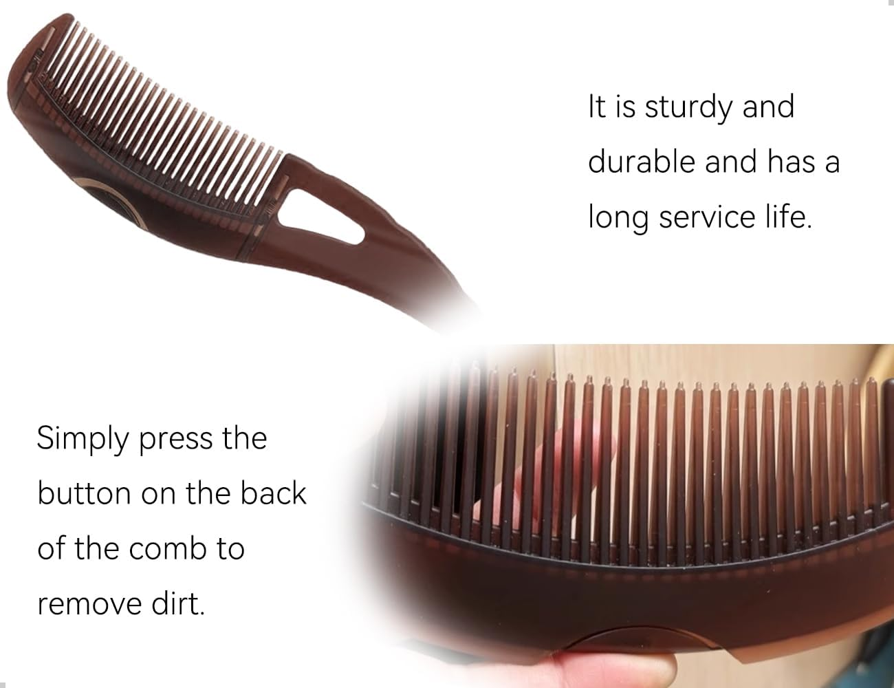 Emezddo Dandruff Comb, Scalp Comb, Easy Cleaning, Used for Women Men Scalp Massage/Refreshment and Dandruff/Dirt Removal, Everyday Supplies image number 4