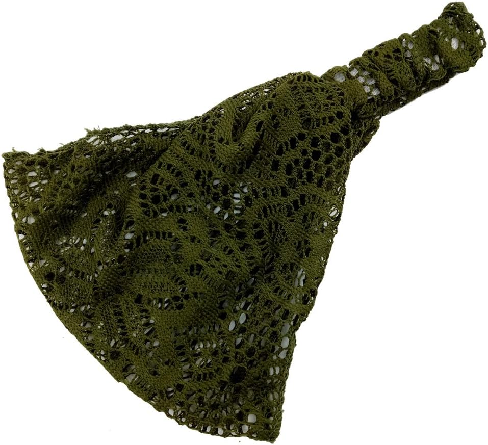 1 X Lace Headband for Women, Wide Hair Bands, Elastic Headwrap, Vintage Headbands, Fashionable Headbands, Hair Band Accessories, Hair Accessories for Party, Birthday, Decoration, White image number 2