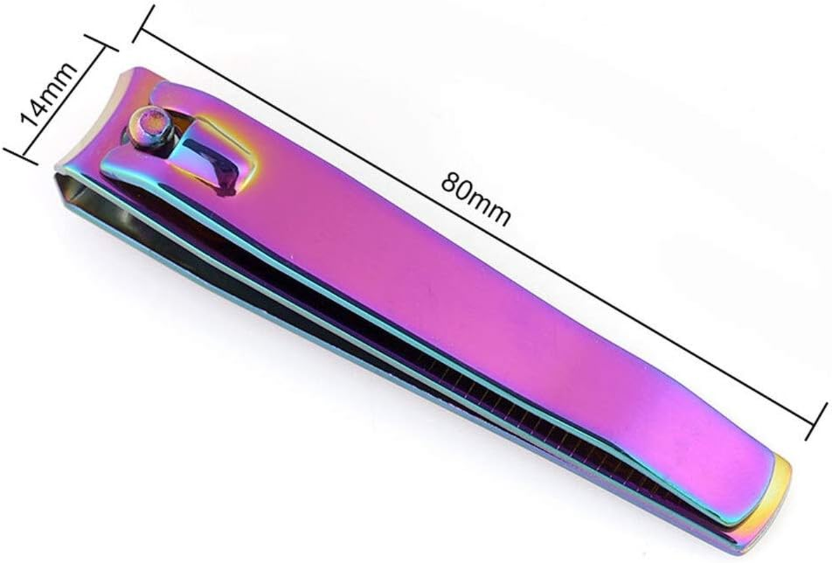 Stainless Steel Nail Clippers Machine Professional Nail Trimmer Toe Nail Clipper Nail Tool Colorful 14Mmx80Mm Zhengpingpai image number 1