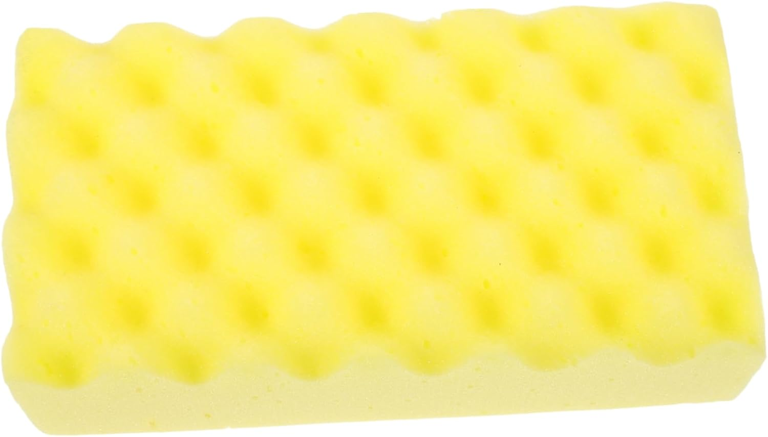 Cabilock Car Cleaning Sponge Scrubber Block, Yellow Honeycomb Wave Pattern, Multipurpose Car Wash Sponge for Exterior Care and Detailing, Sturdy Automotive Cleaning Tool for Scratch-Free Polishing image number 4