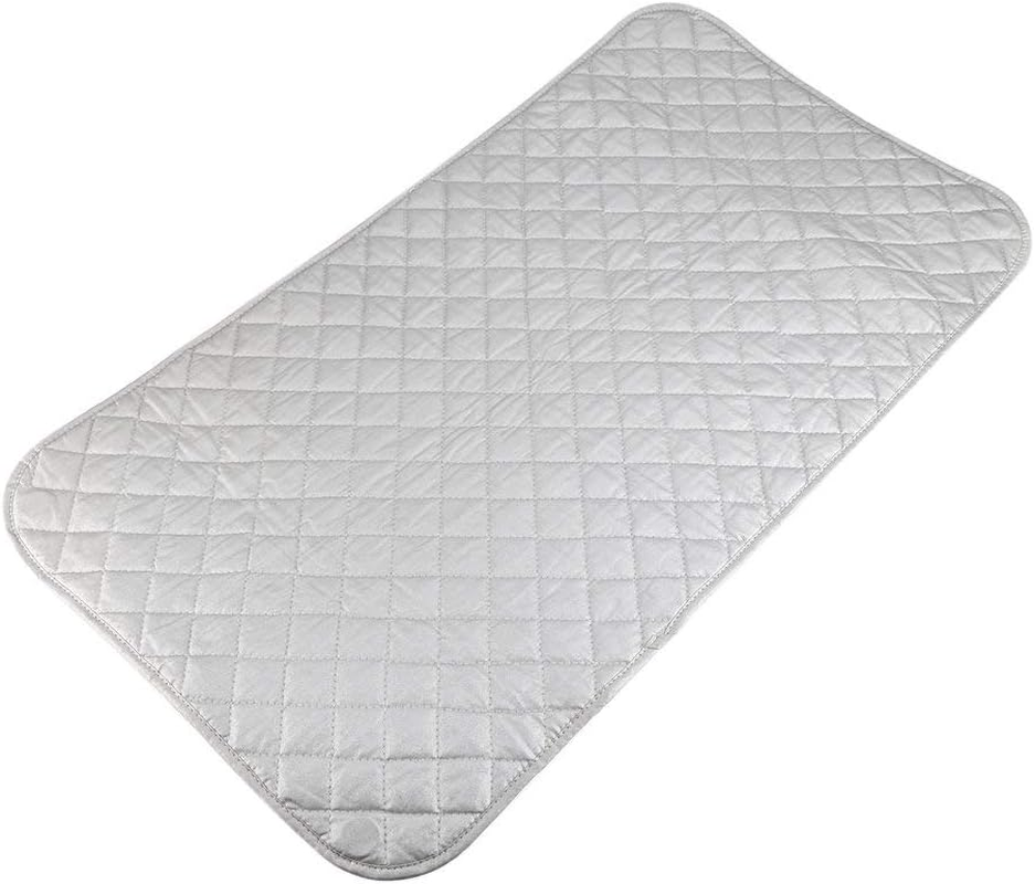 Portable Ironing Blanket Ironing Mat Heat Resistant Pad Cover for Washer Dryer Table Top Countertop Ironing Board for Small Space image number 1