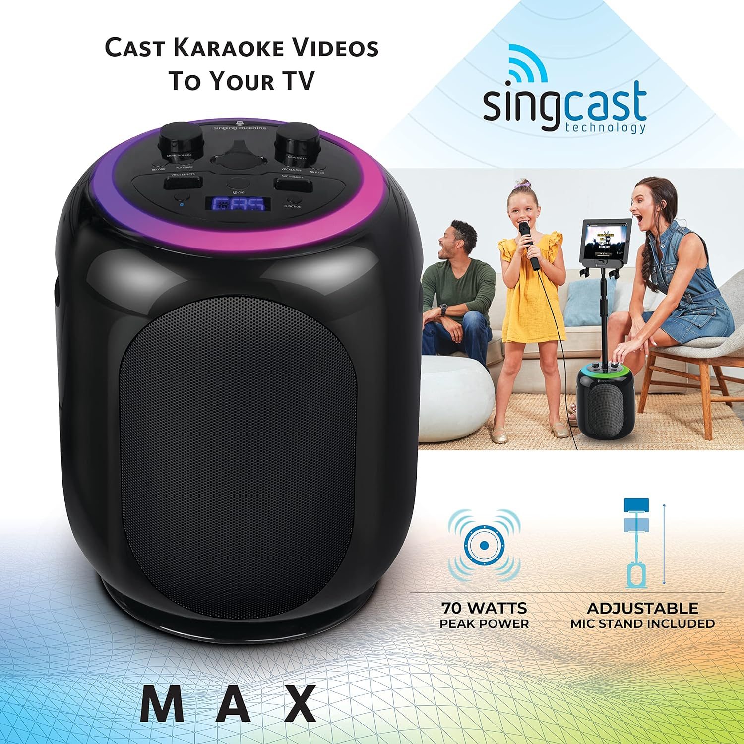 Singing Machine Singcast Max image number 6