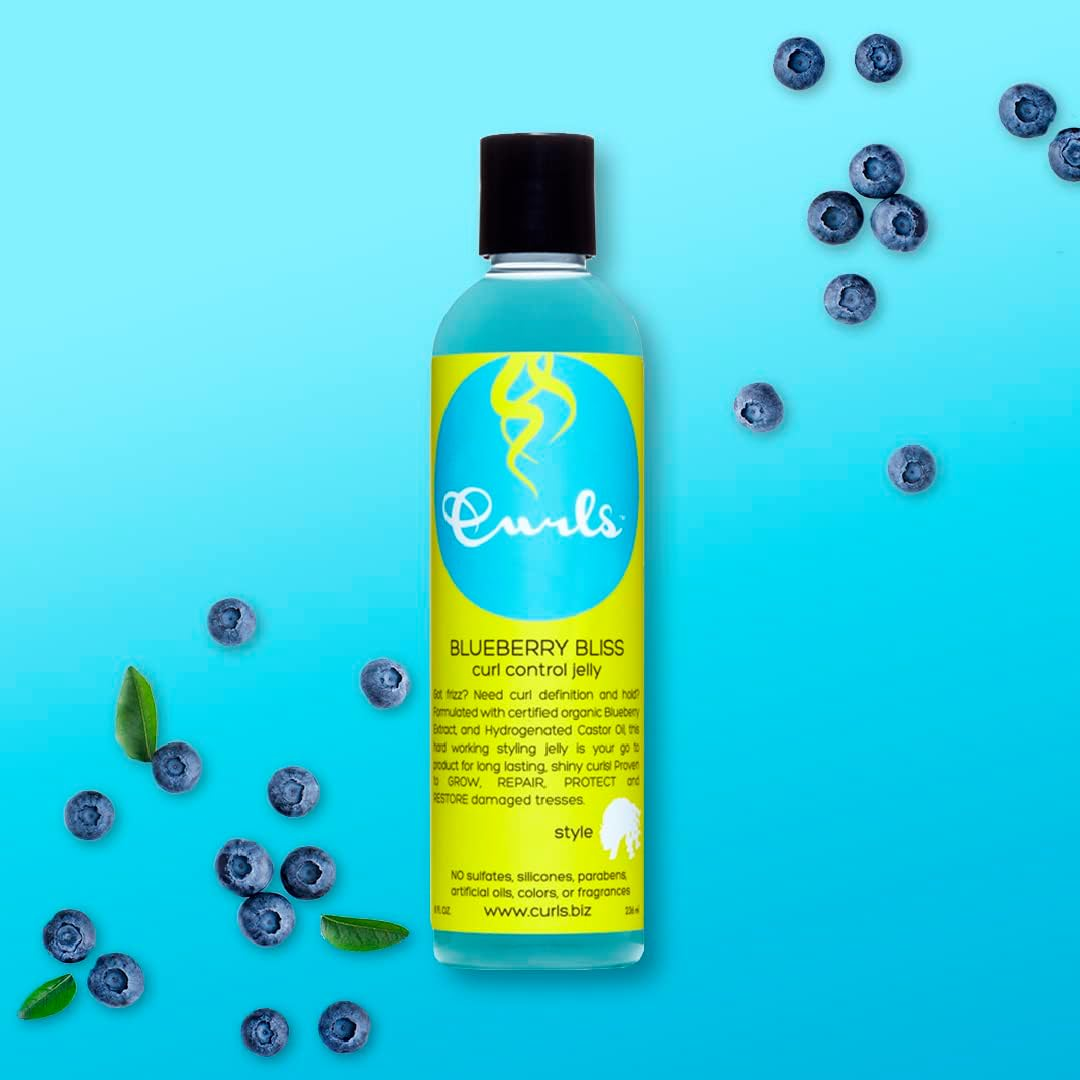 Curls Blueberry Bliss Control Jelly, 8 Ounce