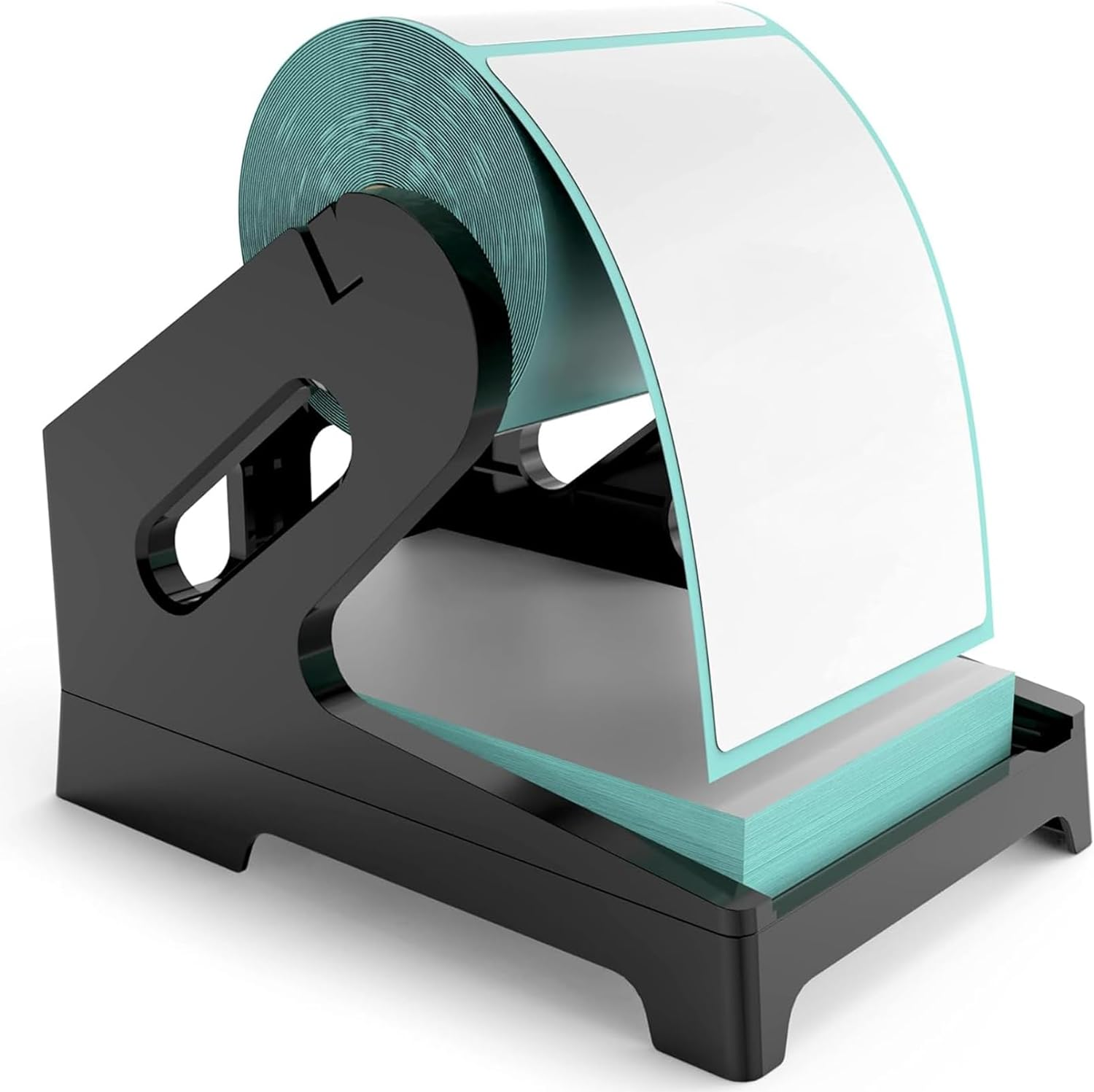 Thermal Label Holders Label Holder for Rolls and Fanfold Shipping Label Stand Desktop Lables Printer DIY Accessory Supplies for Home Office