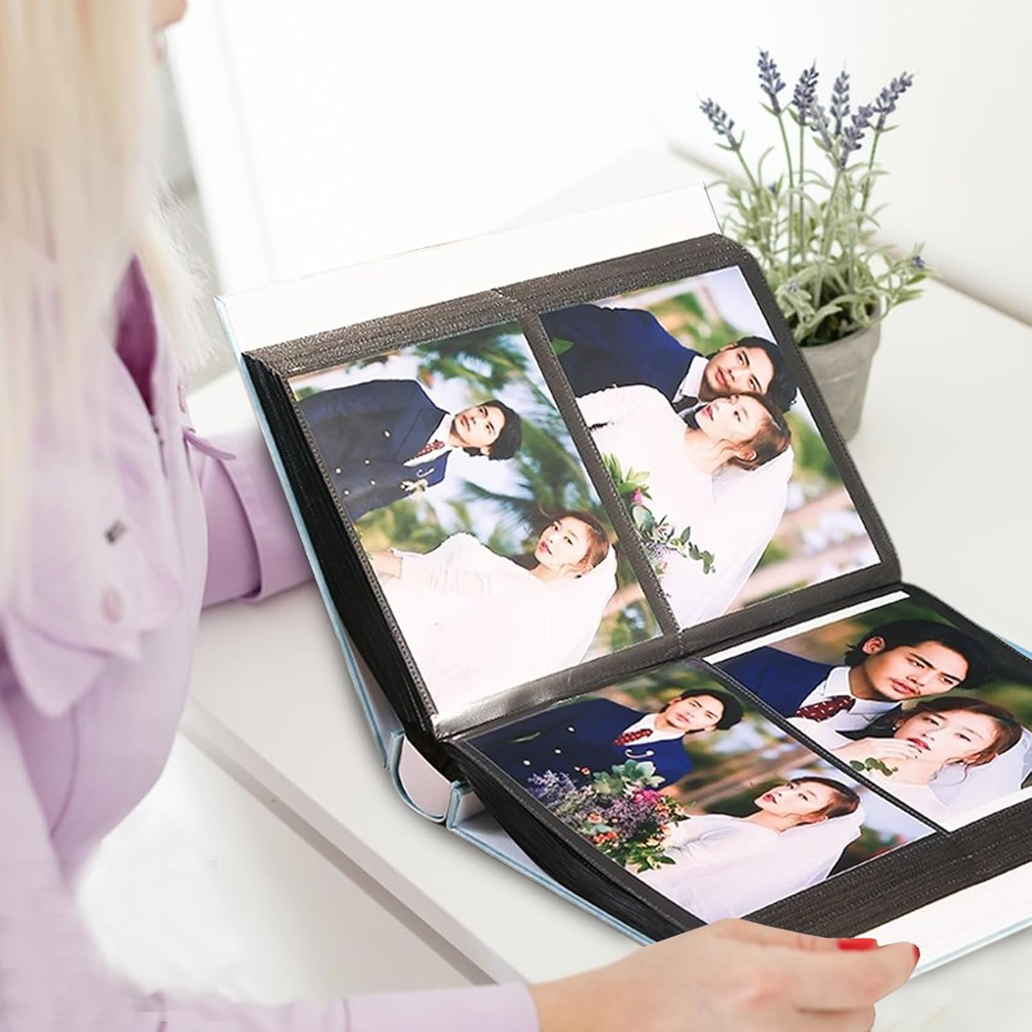 Memorial Album - 7 Inch Photo Collection Book, Scrap Storage Book | Wear-Resistant Photo Book Design, Memories Keepsake Book with Large Capacity Mat for Kids Growth Record