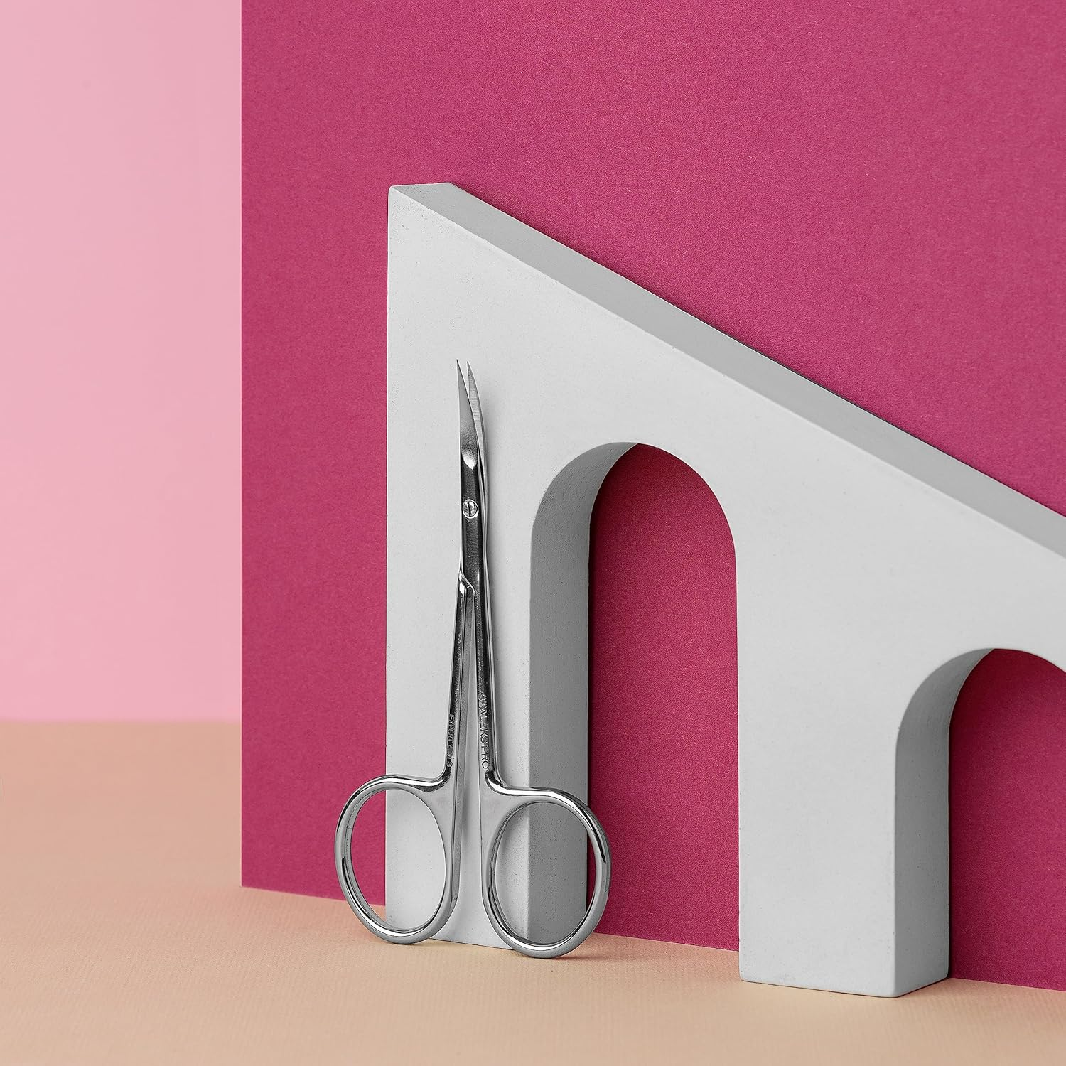 STALEKS Pro Professional Cuticle Scissors Ergonomic Rings Stainless Steel SE-50/3 image number 6