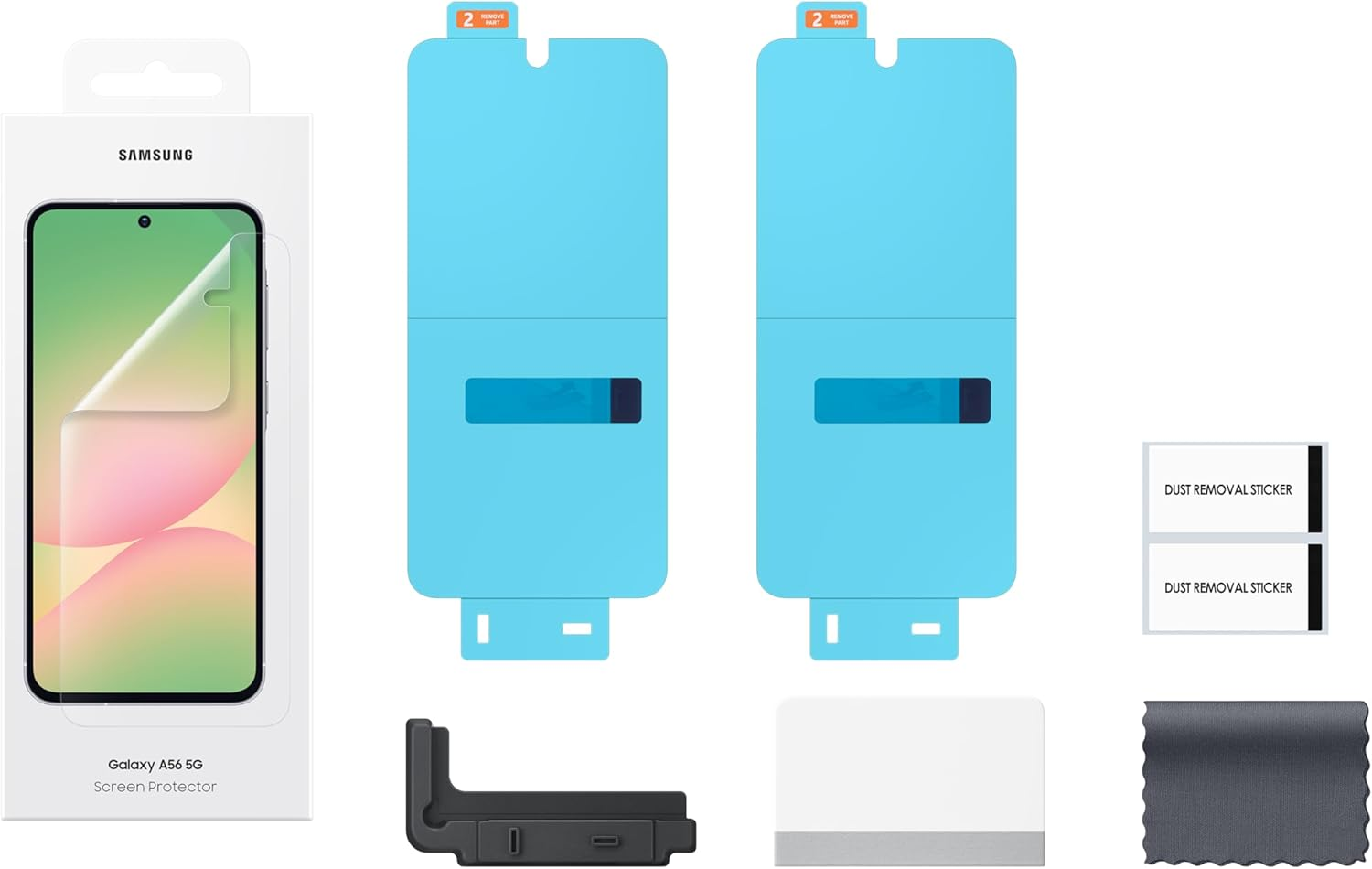 Samsung Galaxy A56 5G Screen Protector, Transparent image number 2