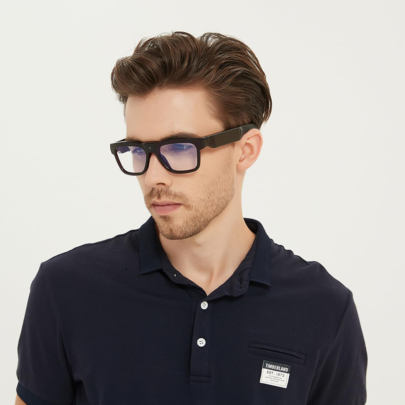 Oho Sunshine 128GB Wifi Camera Glasses,Streaming Video & Photo from Glasses to App by Ultra Full HD Camera - Brown 32G 1080P image number 2