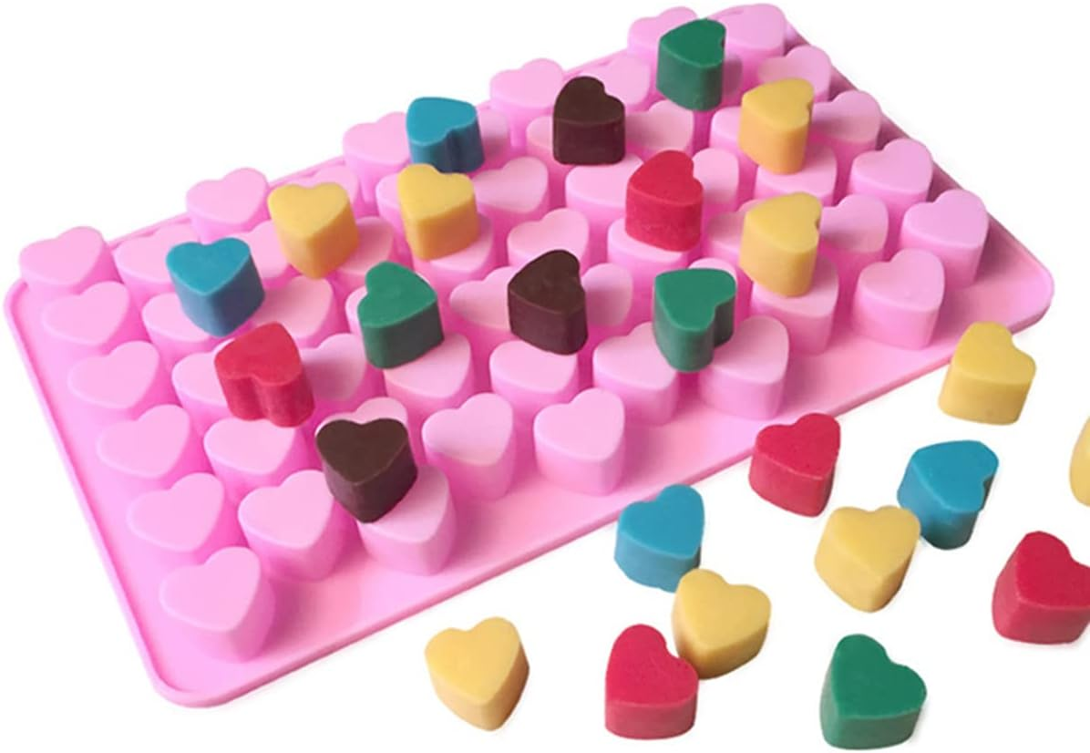 Mini Heart Mold Silicone Ice Cube Tray DIY Chocolate Fondant Mould 3D Pastry Jelly Cookies Baking Cake Decoration Tools Kitchen image number 1