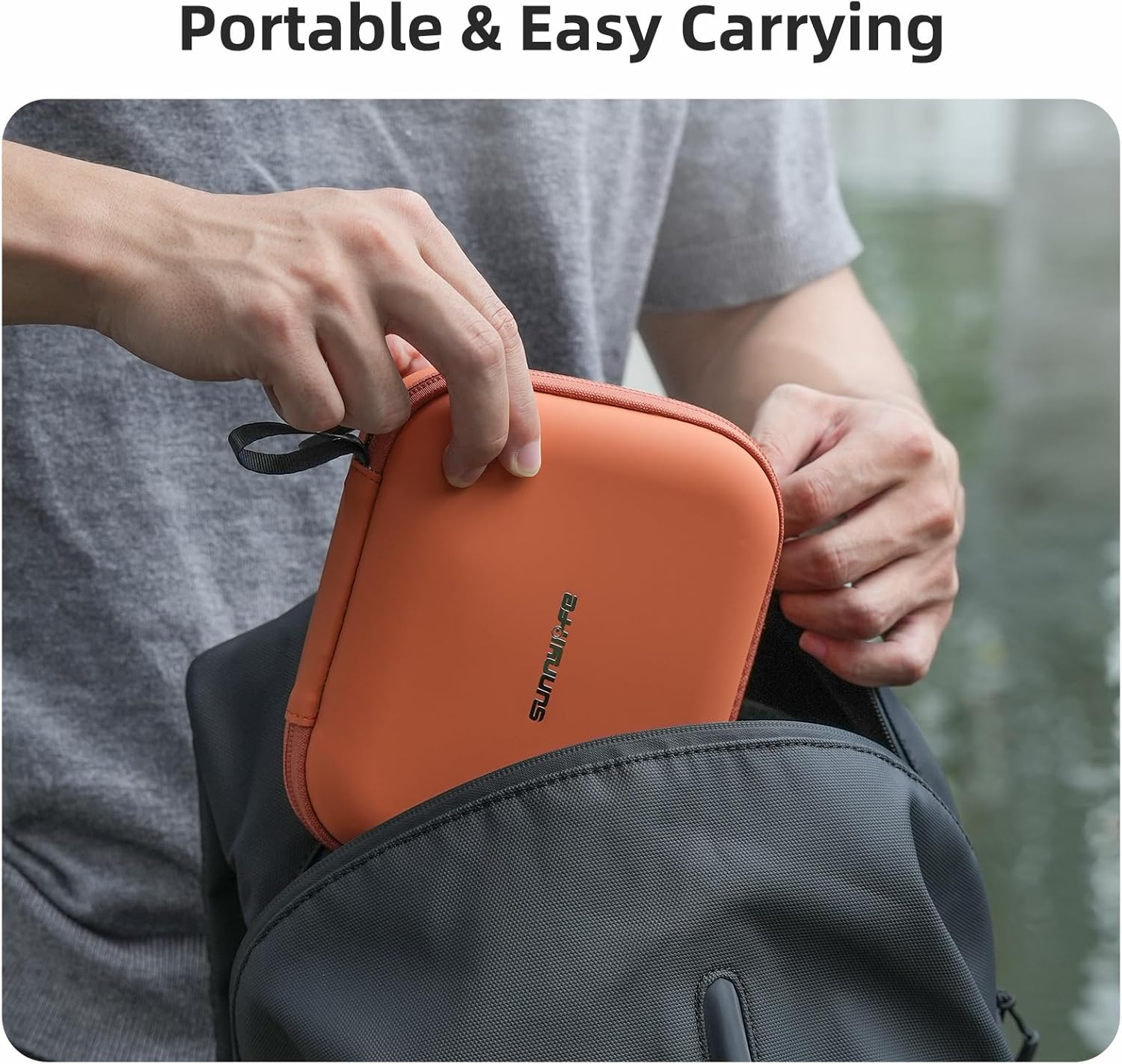 FSIDIWT Storage Bag for DJI Neo 2, Portable Travel Case Protective Carrying Case for DJI Neo 2 Drone and Batteries Accessories (Black) image number 1