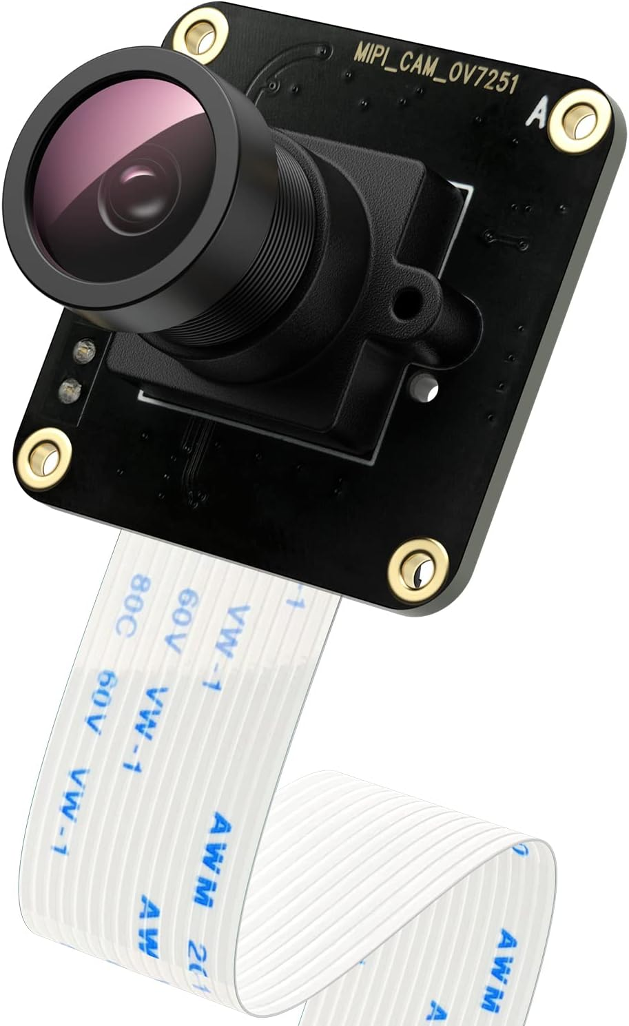 Raspberry Pi Camera OV9281 up to 453Fps External Trigger Stream Mode Monochrome Global Shutter Sensor 1Mpixel for Rasp Pi 4B 3B+ 3B 3A+ CM3+ CM3 Pi Zero W,Support Bullseye Libcamera (Black) image number 6