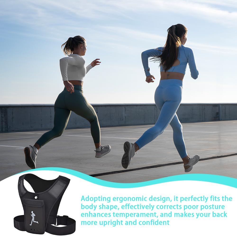 Running Vest,Breathable Cycling Vest,Waistcoat with Mobile Phone Bag,Adjustable Belt,Outdoor Sports Training Equip,For Running,Cycling,Mountain Climbing image number 5