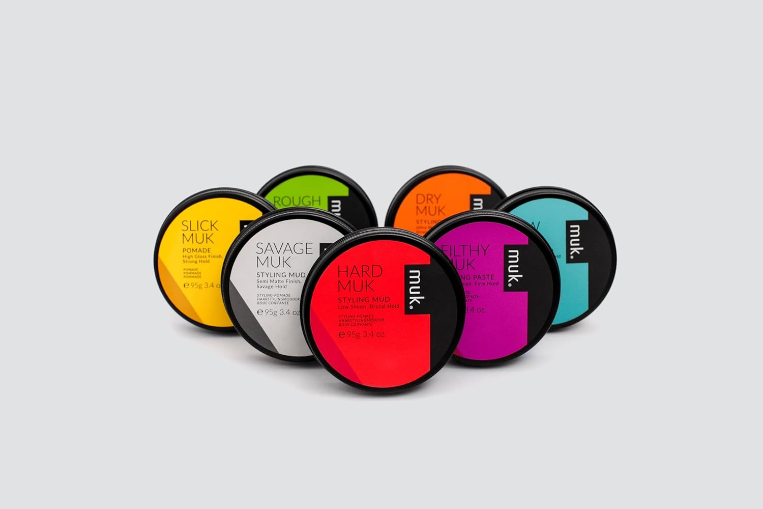 MUK. Hard Muk Hair Styling Mud - Low Sheen Styling Mud with Strong Hold for Fine to Coarse Hair. Matte Texture, Volume Enhancing & Humidity Resistant Hair Mud, 95G image number 6