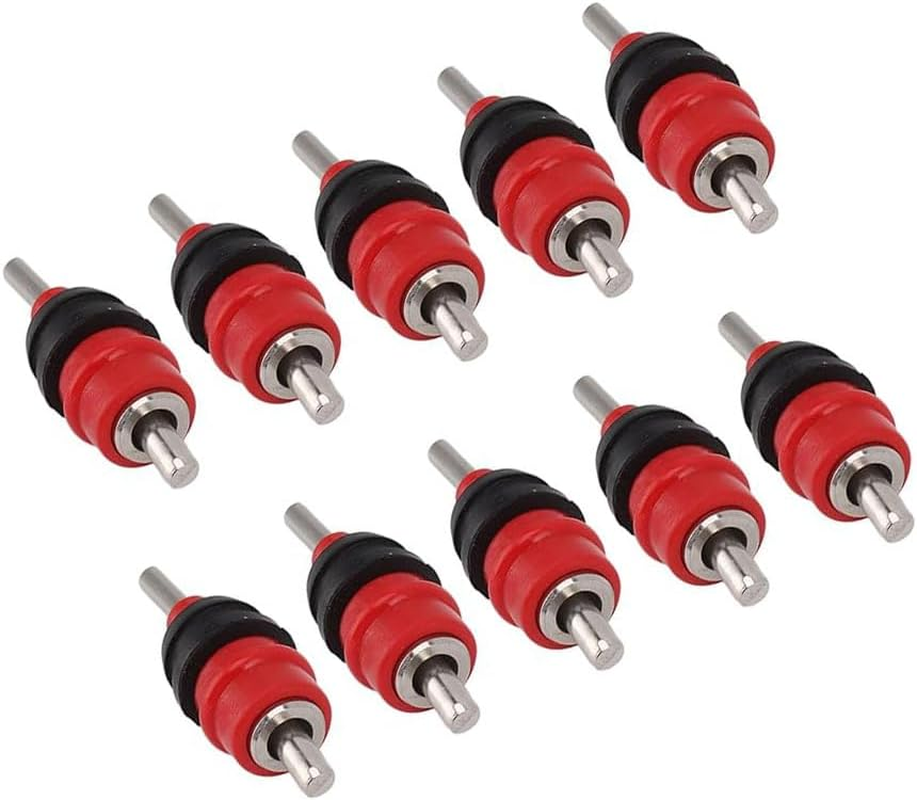 10Pcs Chicken Nipple Drinker Hen Automatic Water Feeder Screw Style Poultry Waterer,Automatic Poultry Waterer Screw in Style Chicken Water Nipples for Chicks image number 3