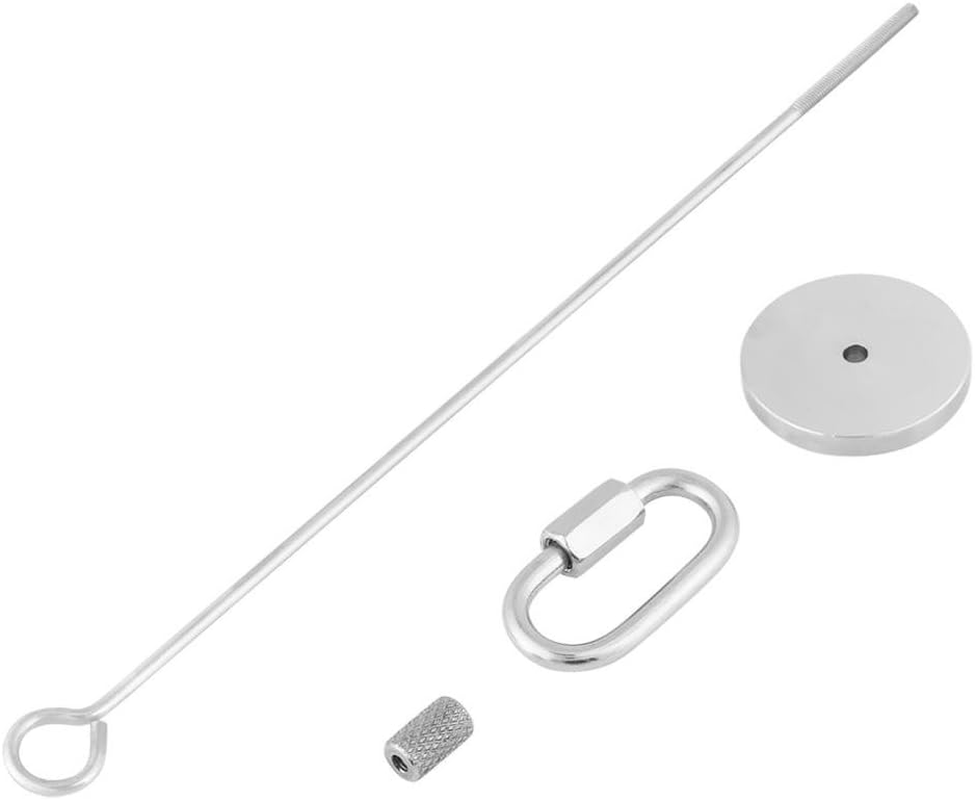 BOROCO Parrot Skewer Stainless Steel Totoro Bird Toy Food Hanging Bird Cage Accessories Feeder for Birds Parrots Budgies Vegetables and Foraging Toy (Large) image number 6