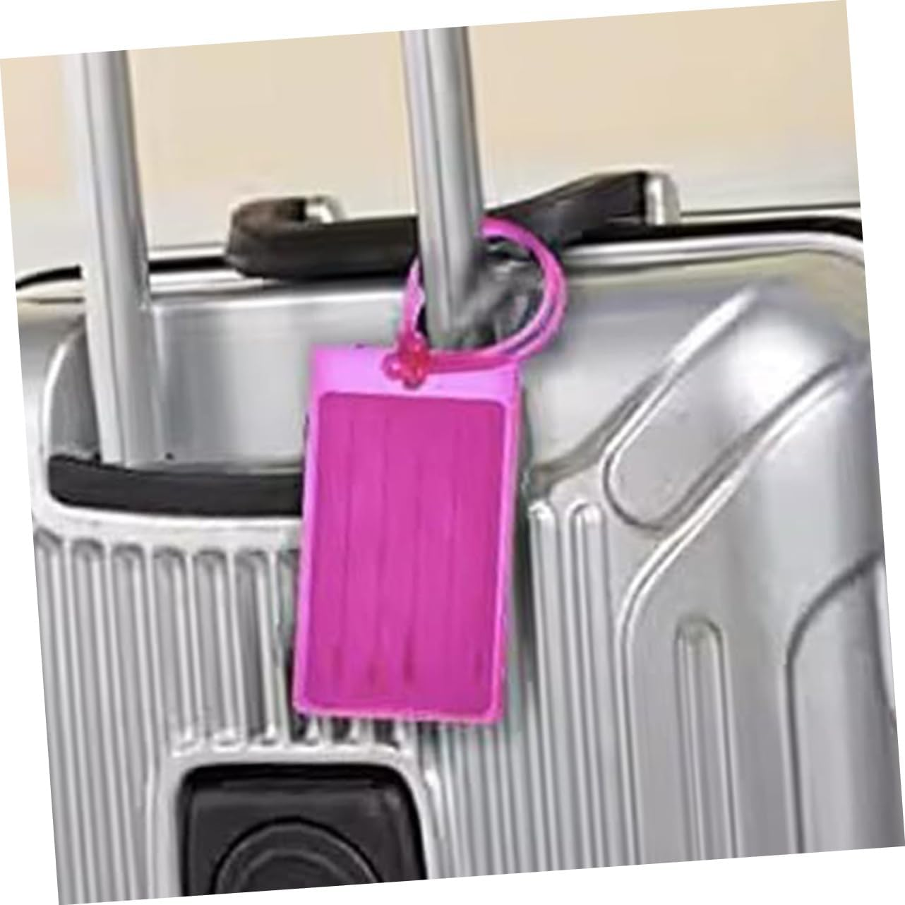 SAFIGLE 8Pcs Elegant Luggage Hanging Labels Travel Suitcase Tags Checked Boarding Tags image number 3