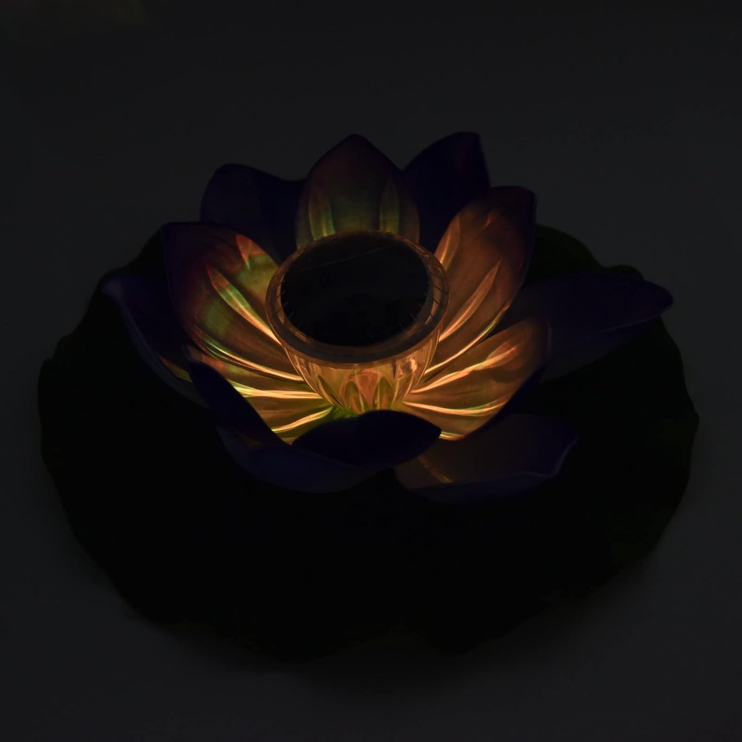 Solar LED Lotus Light Waterproof Floating Outdoor Garden Decoration