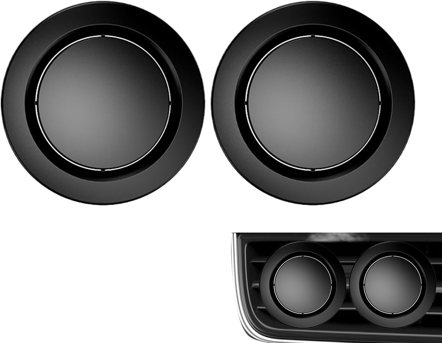 Car Air Vent Wind Deflector - Car Air Conditioner Windshield Vent Cover,Road Trip Must Have Vehicle Interior Baffle with Clip for Sedan, Taxi