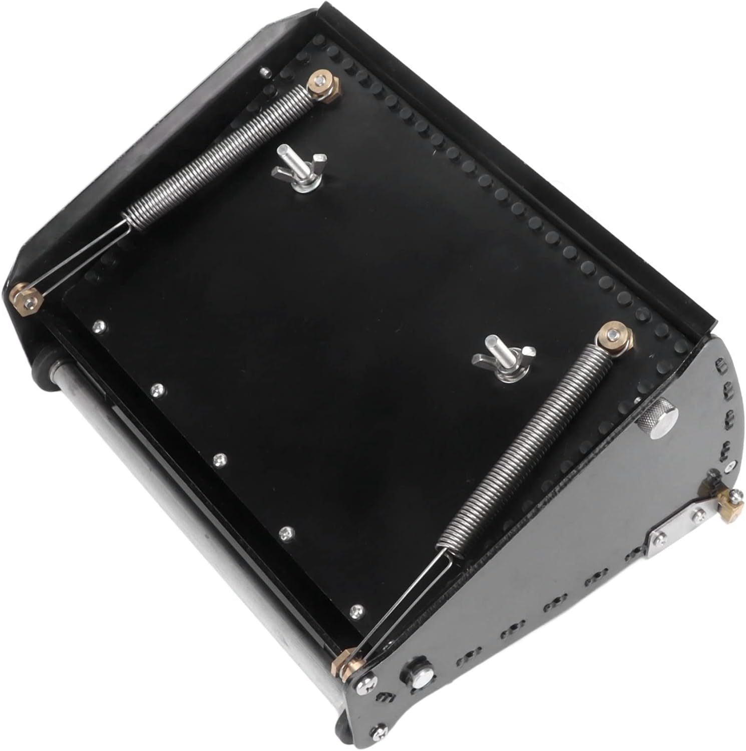 Drywall Flat Finishing Box, Aluminum Alloy Wallboard Mud Compound Putty Powder Finishing Box, Wall Plastering and Scraping Flat Box Tool for Wall Painting (8 Inch)