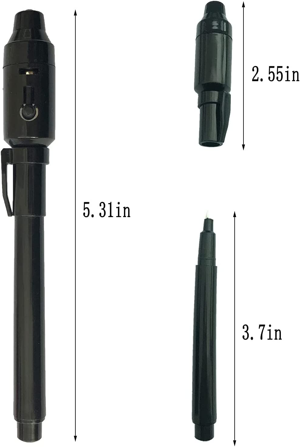 ZDY Invisible Ink Spy Pen with Light Magic Marker for Secret Messages - Kids Party, Christmas, Halloween, Easter Goodies Bags Toy - 14Pcs image number 2