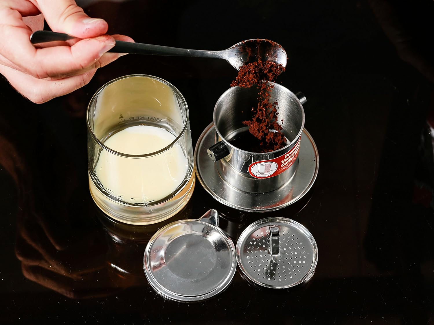 Vietnamese Coffee Filter X-Small 4 Ounce Perfect for Espresso Paperless image number 3