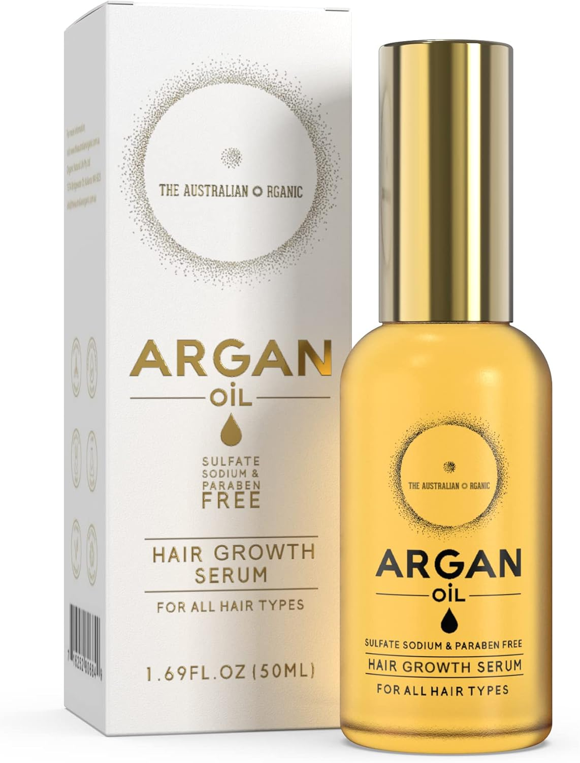 Hair Growth Treatment Serum Sulphate & Paraben Free with Argan Oil. Stimulates Hair Growth, Great for Slow Growing Hair and Hair Loss Problems for Men and Women image number 1