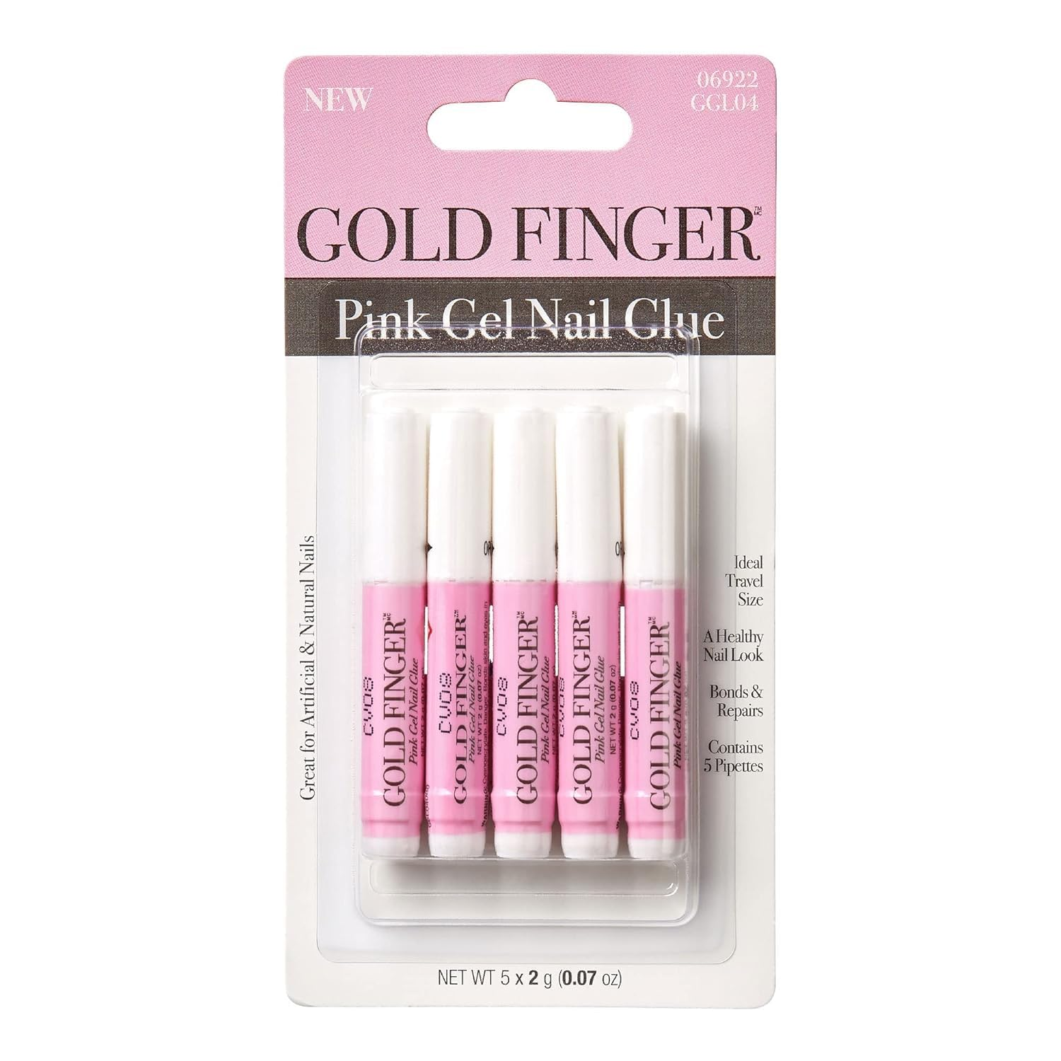 Kiss Pink Gel Nail Glue image number 2