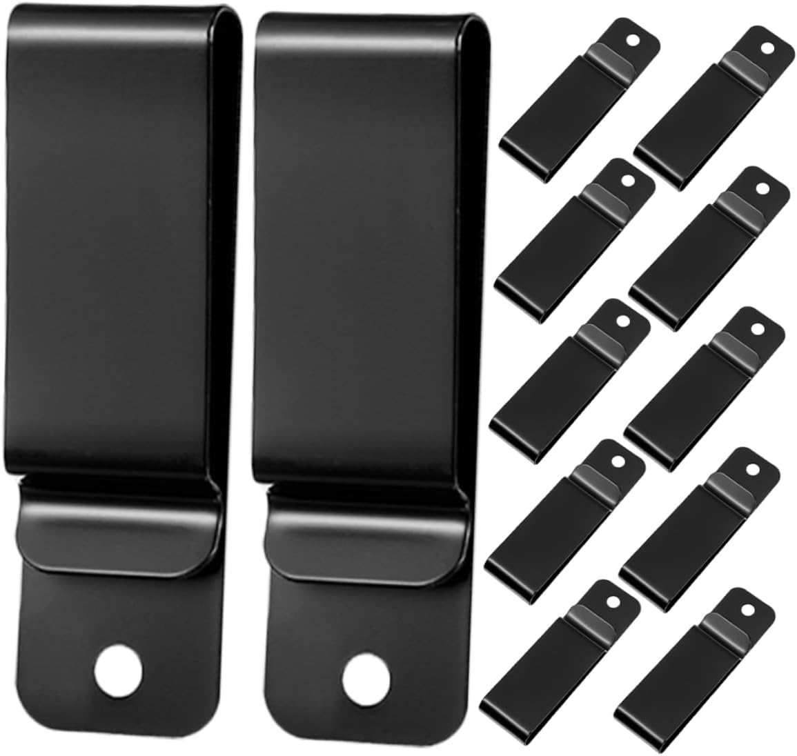 EXHUMKY Camping Bag Clip Metal Spring Clip Trigger Spring Keyring Buckle Versatile Lightweight Secure Key Holder for Travel Everyday Use and Camping