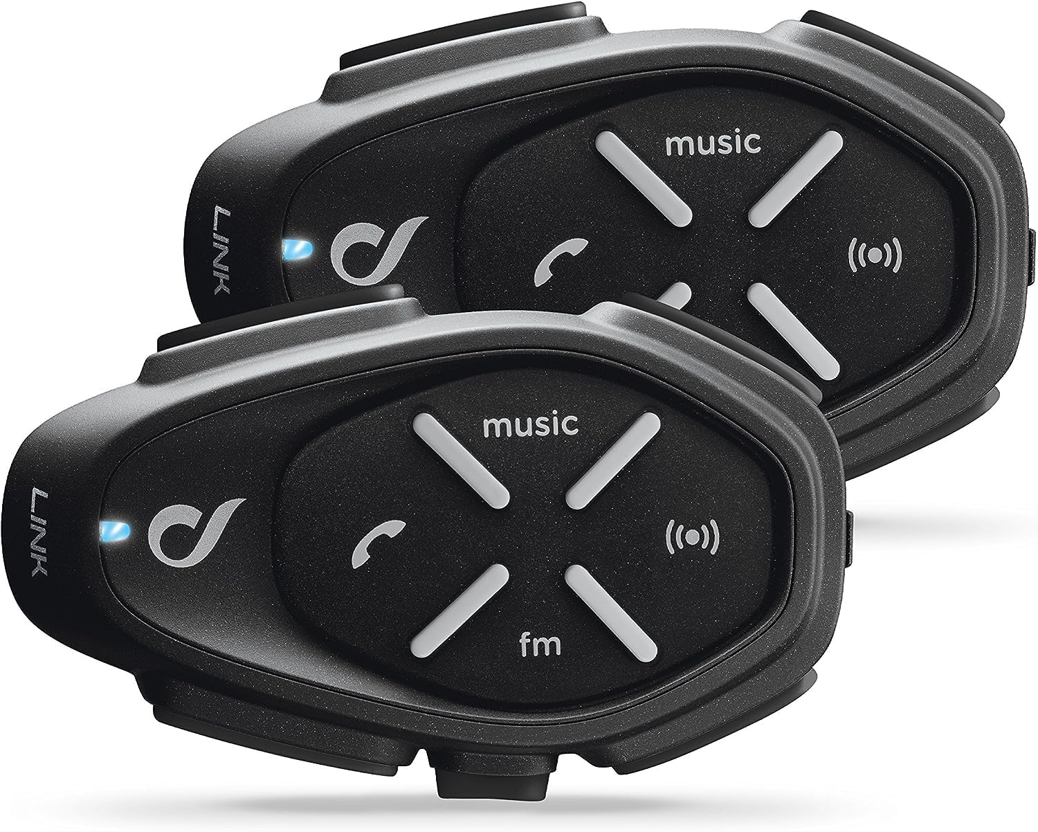 INTERPHONE Link HD Motorcycle Helmet Dual Intercom Stereo Headset High Fidelity 40Mm Pilot Use Distance 300M Autonomy 20 Hours GPS TFT Waterproof IPX67 image number 6