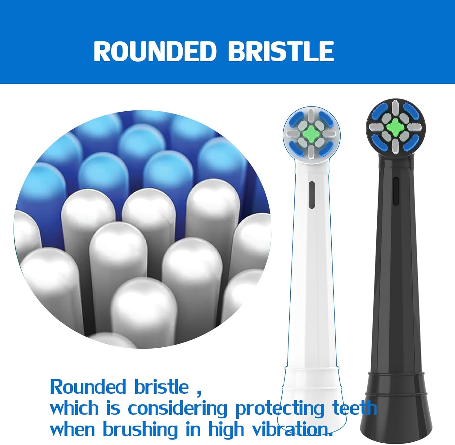 Io Ultimate Clean Toothbrush Heads Compatible with Oral-B Io 3/4/5/6/7/8/9/10 Series, Gentle Care Replacement Brush Heads image number 3