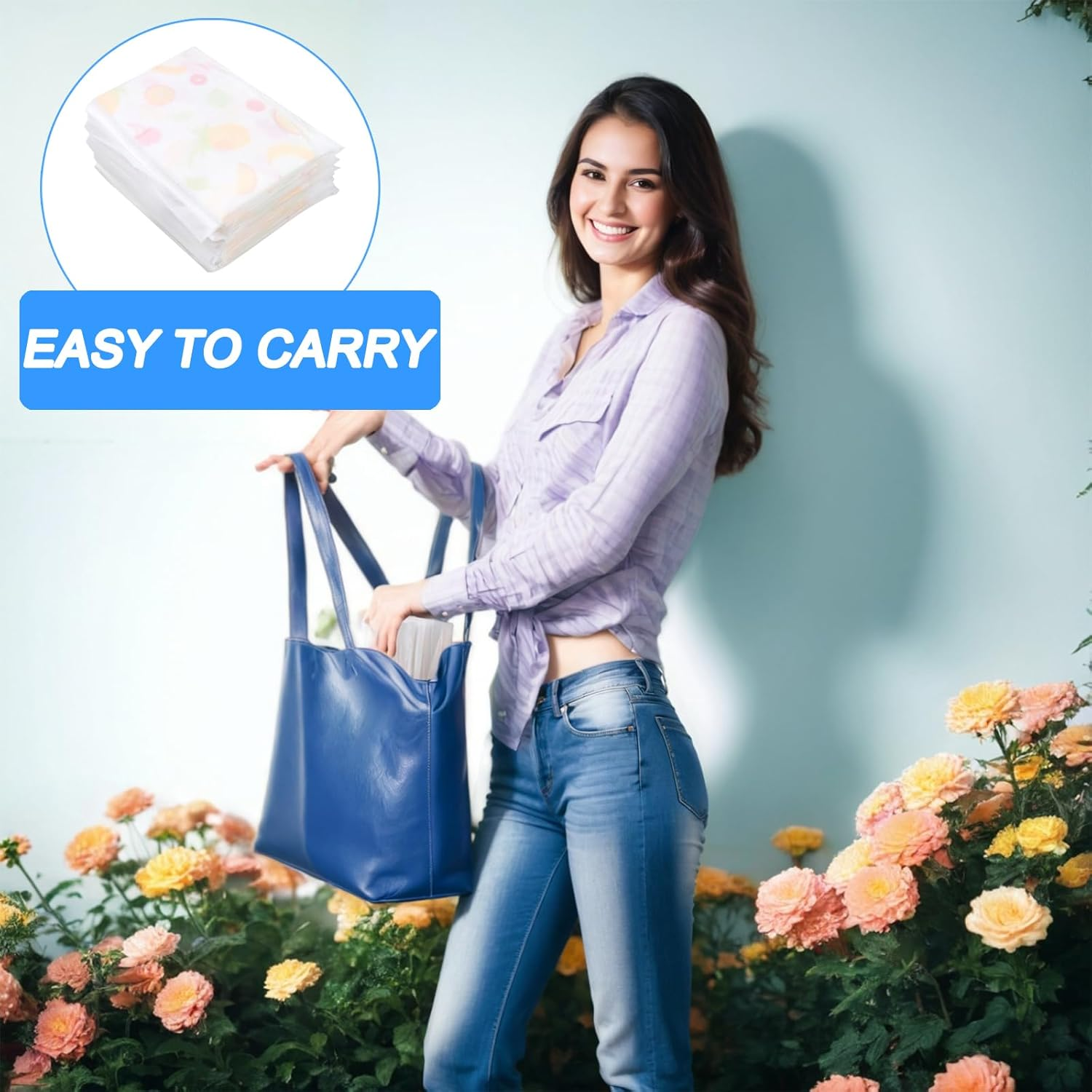 30 Pack Baby Waterproof Bibs with Large Pocket,Adjustable Neck for Boys Girls, Ideal for Travel, Outdoor, Mealtime, Soft & Lightweight