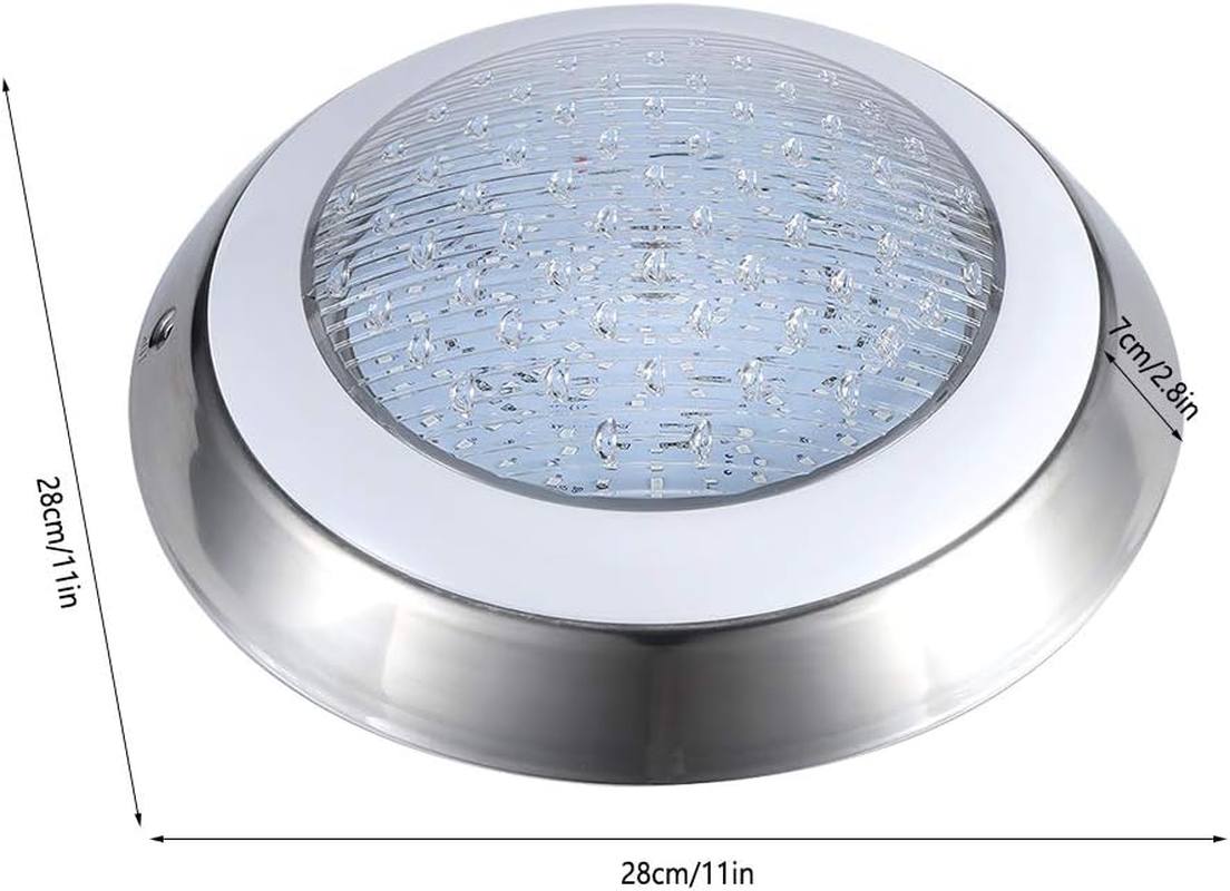 Underwater Light 18W RGB LED Lamp, 12V Stainless Steel, Colorful for Swimming Pool Spa Fountain - High Temperature Resistance, Easy Installation, Durable Pool Landscape Lighting image number 1