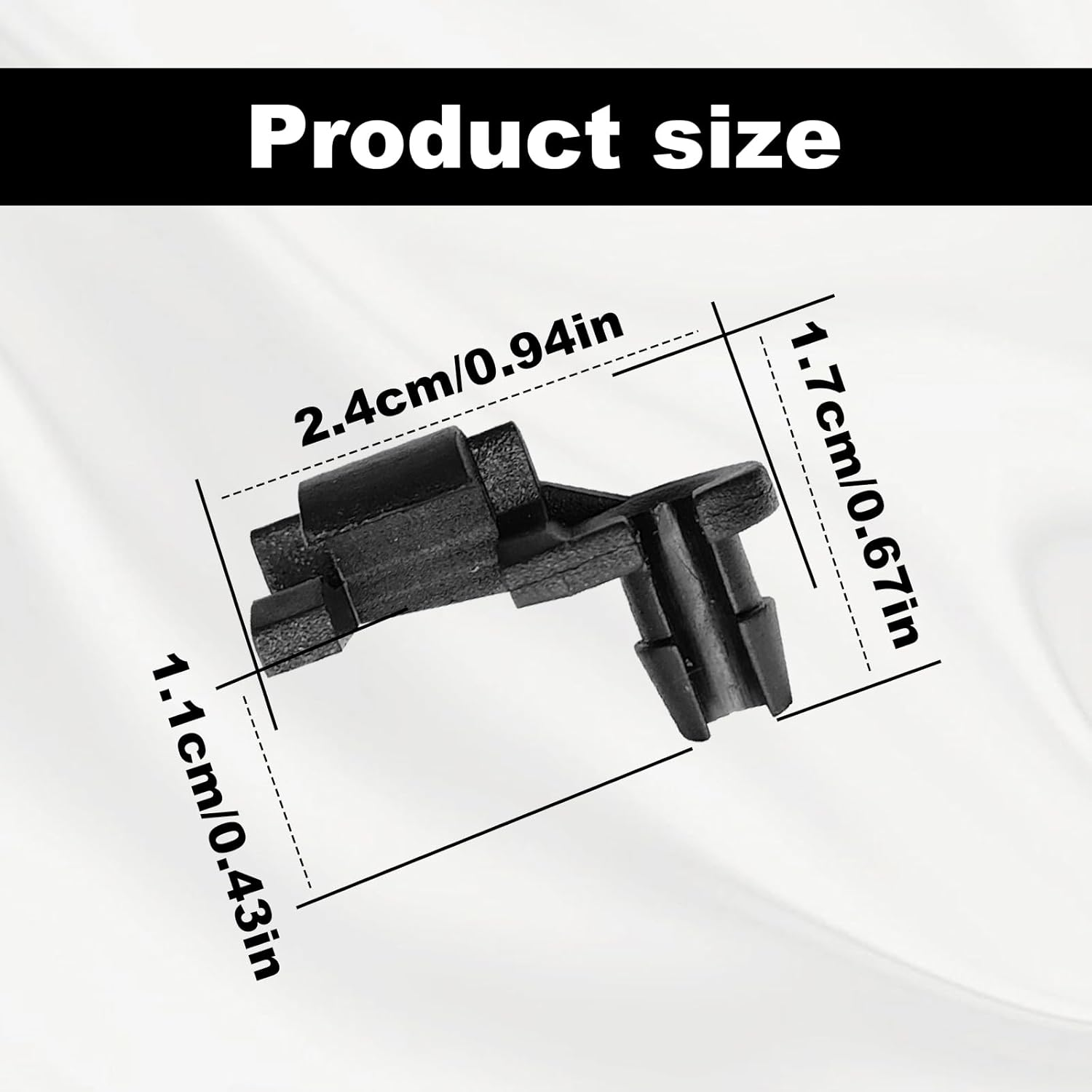 10 Sets Door Lock Rod Car Clips Hood Latch Locking Push Clip Kit, 5/32 Rod Size for GM Ford Chevrolet Chrysler Pontiac Buick Cadillac Dodge Oldsmobile Pickups Suvs