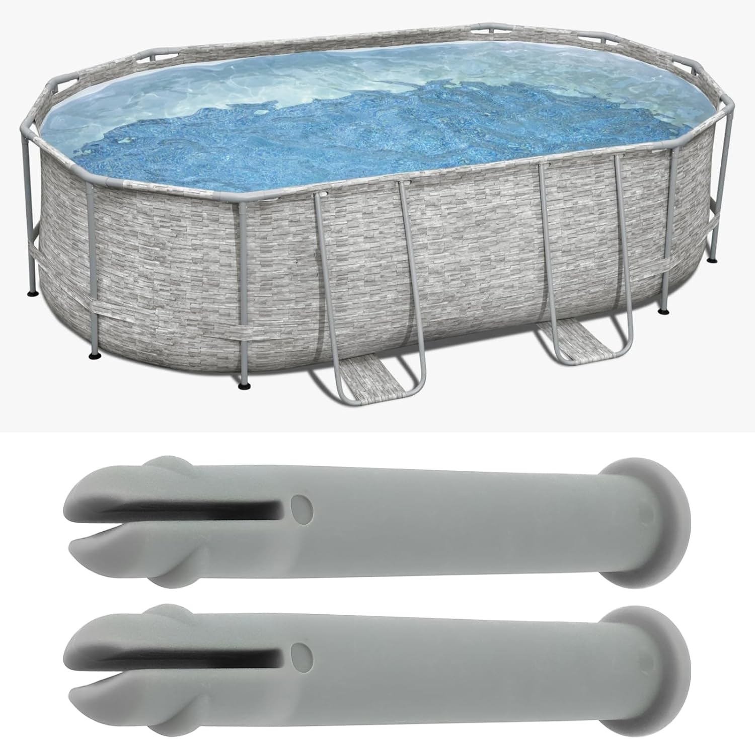 Ecsing 6Pcs Swimming Pool Latch with Gasket 80Mm P61759 Compatible with Power Steel image number 1