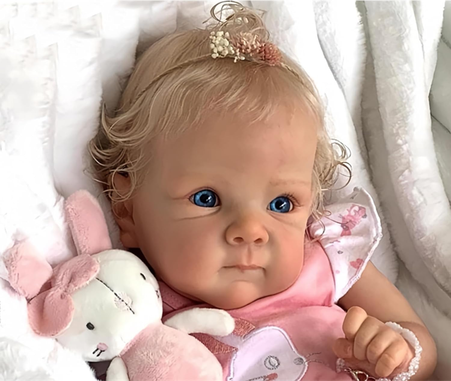 Reborn Baby Dolls - 18 Inch Soft Vinyl Realistic-Newborn Baby Poseable Real Life Baby Girls Reborn Dolls with Accessories and Gift Box for 3+ Year Old Girls Kids
