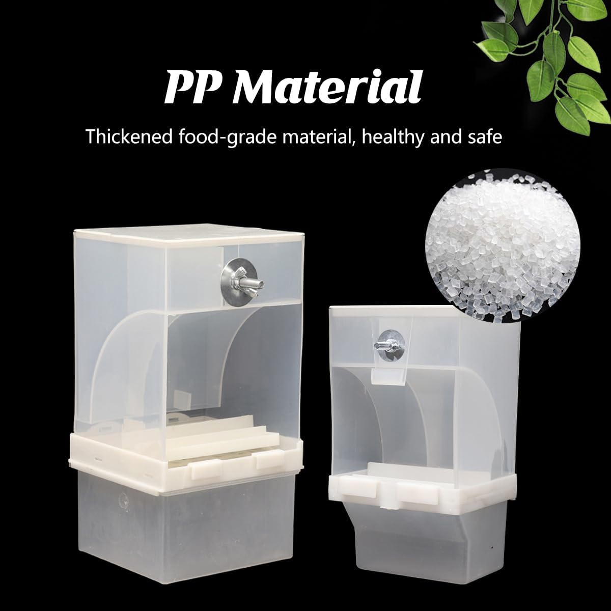 Jade Deals Automatic anti - Splash Bird Feeder - for Budgies, Cockatiels & Small Parrots, Available in 425G/520G/850G Sizes image number 1