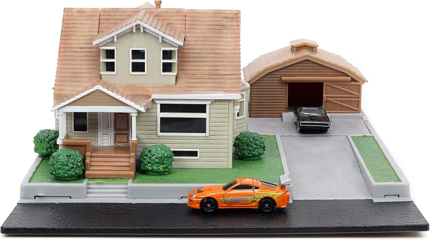 Jada 1:24 Scale Fast & Furious Nano Dom Toretto'S House Display Diorama with 2 Cars image number 3