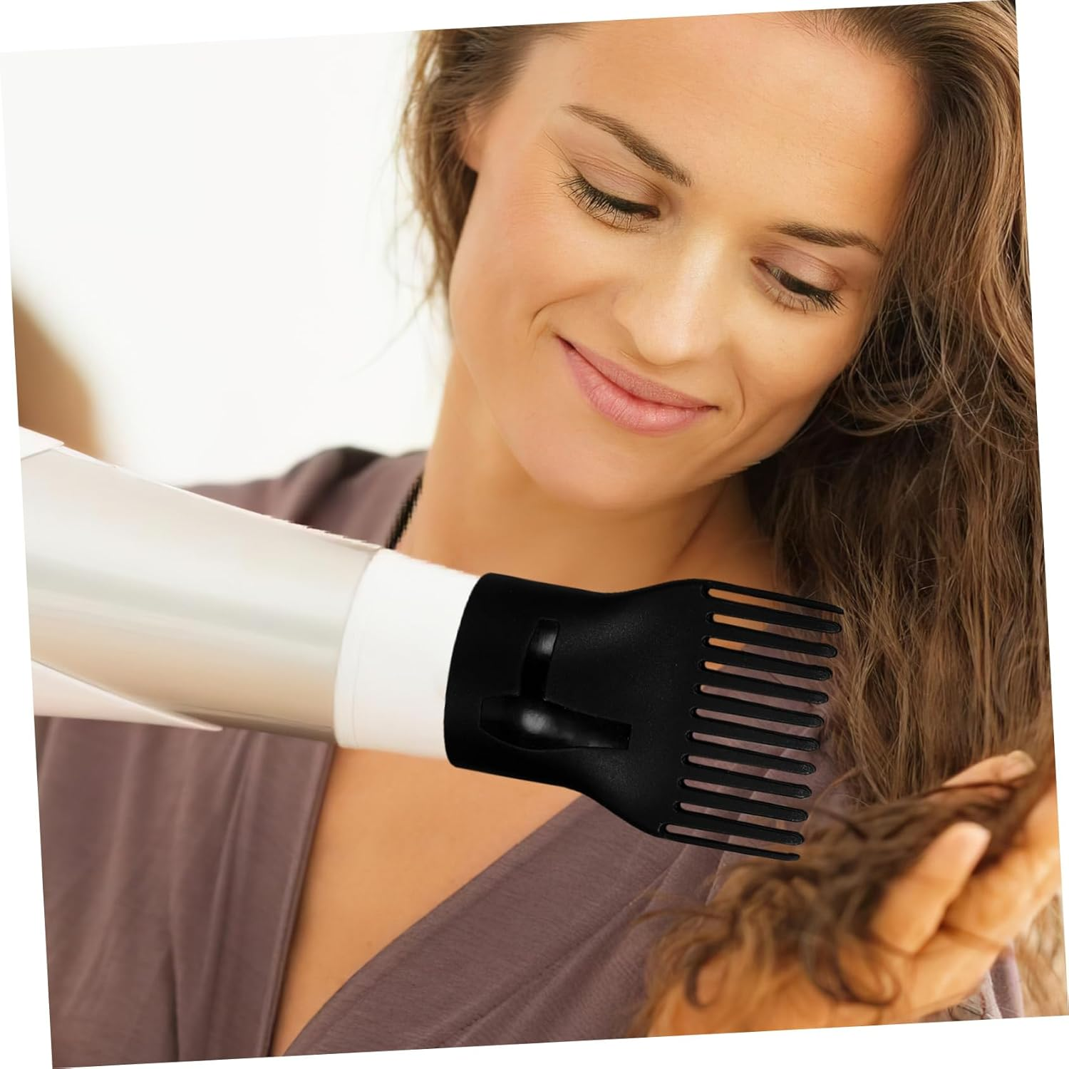 ABOOFAN Hair Dryer Accessories Kit Diffuser Nozzle Comb Nozzles for Hair Dryer image number 6