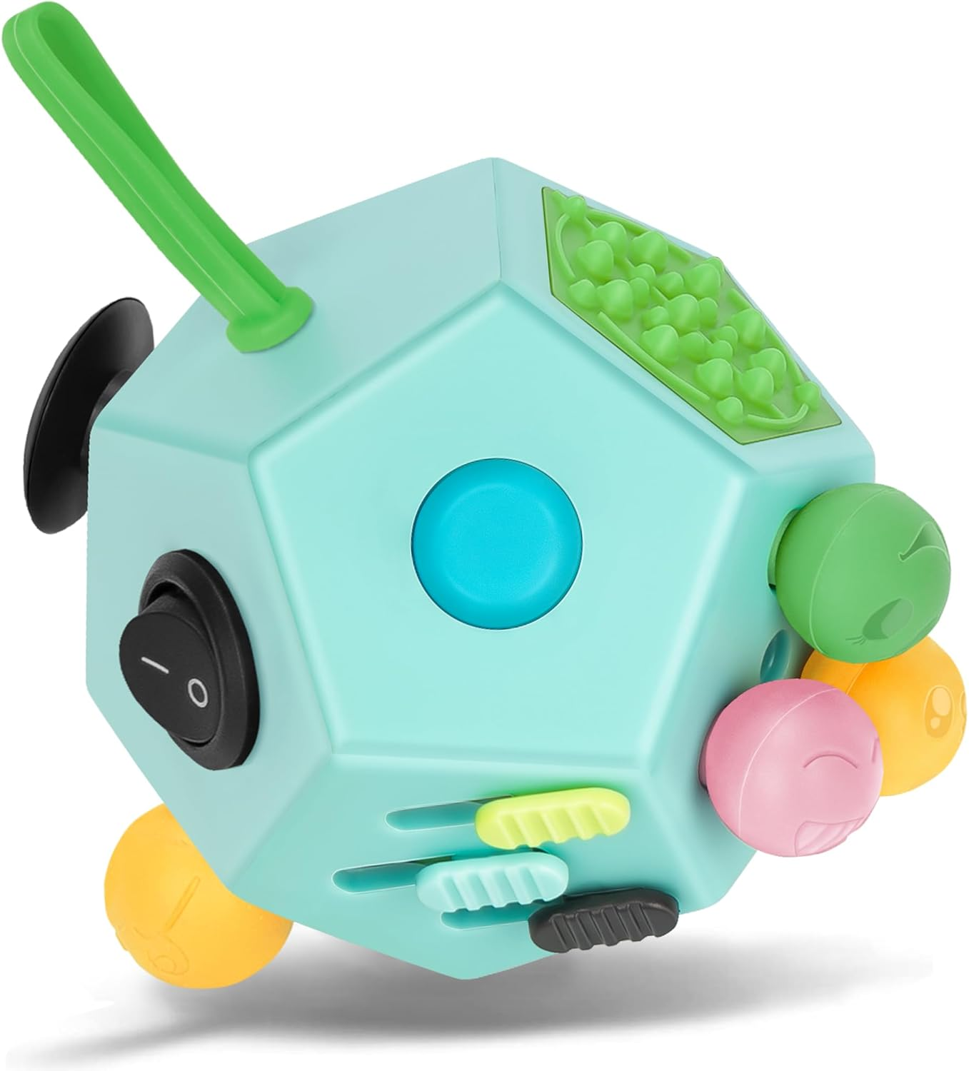 Milifox 12 Sided Fidget Cube - Fidget Cube Toy for Adults & Kids