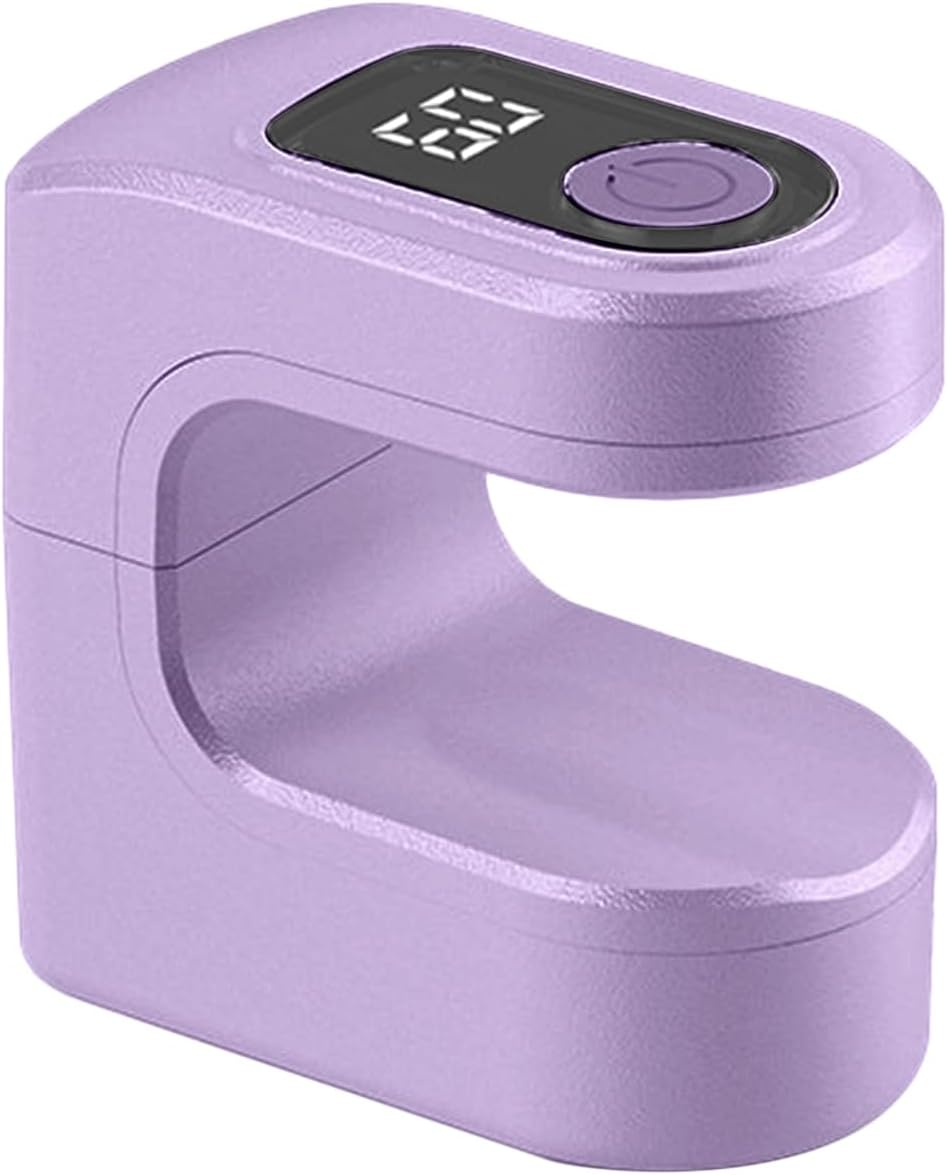 Gihioue Small Nail Lamp,Usb Charging Manicure Lamp | Portable Nail Curing Light 2 Modes Adjustable for Home Travel Manicure - White image number 5