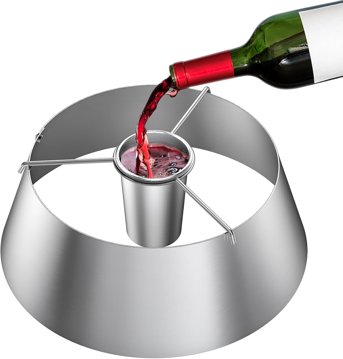 Onlyfire Stainless Steel Charcoal Basket with Water Container, Charcoal Baskets for Weber 47 Cm, 57 Cm, 67 Cm Kettle Grill, Charcoal Grill and Other Ceramic Grills, Charcoal Basket Accessories, BBQ image number 6