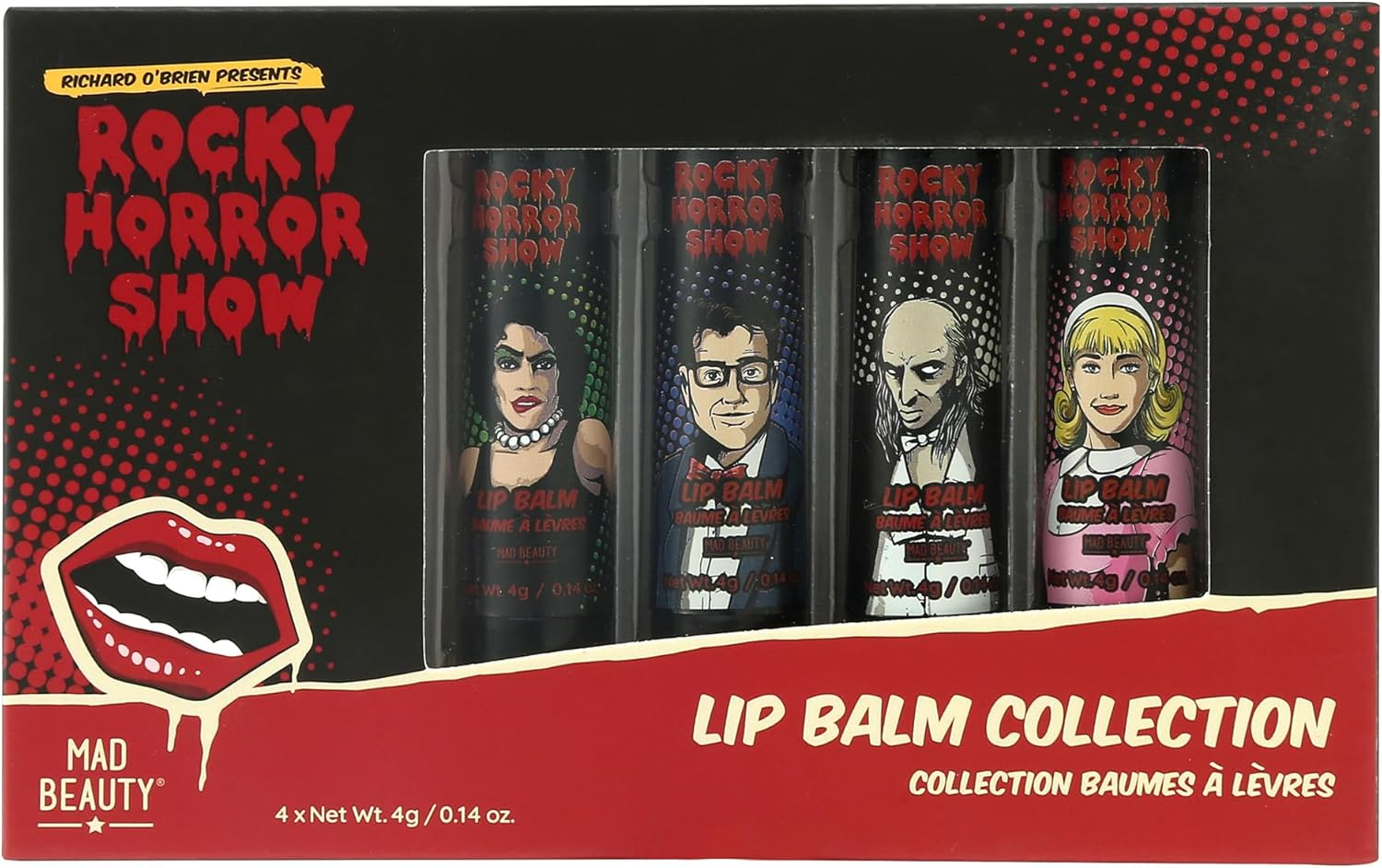 Warner Bros Rocky Horror Show Lip Balm Collection