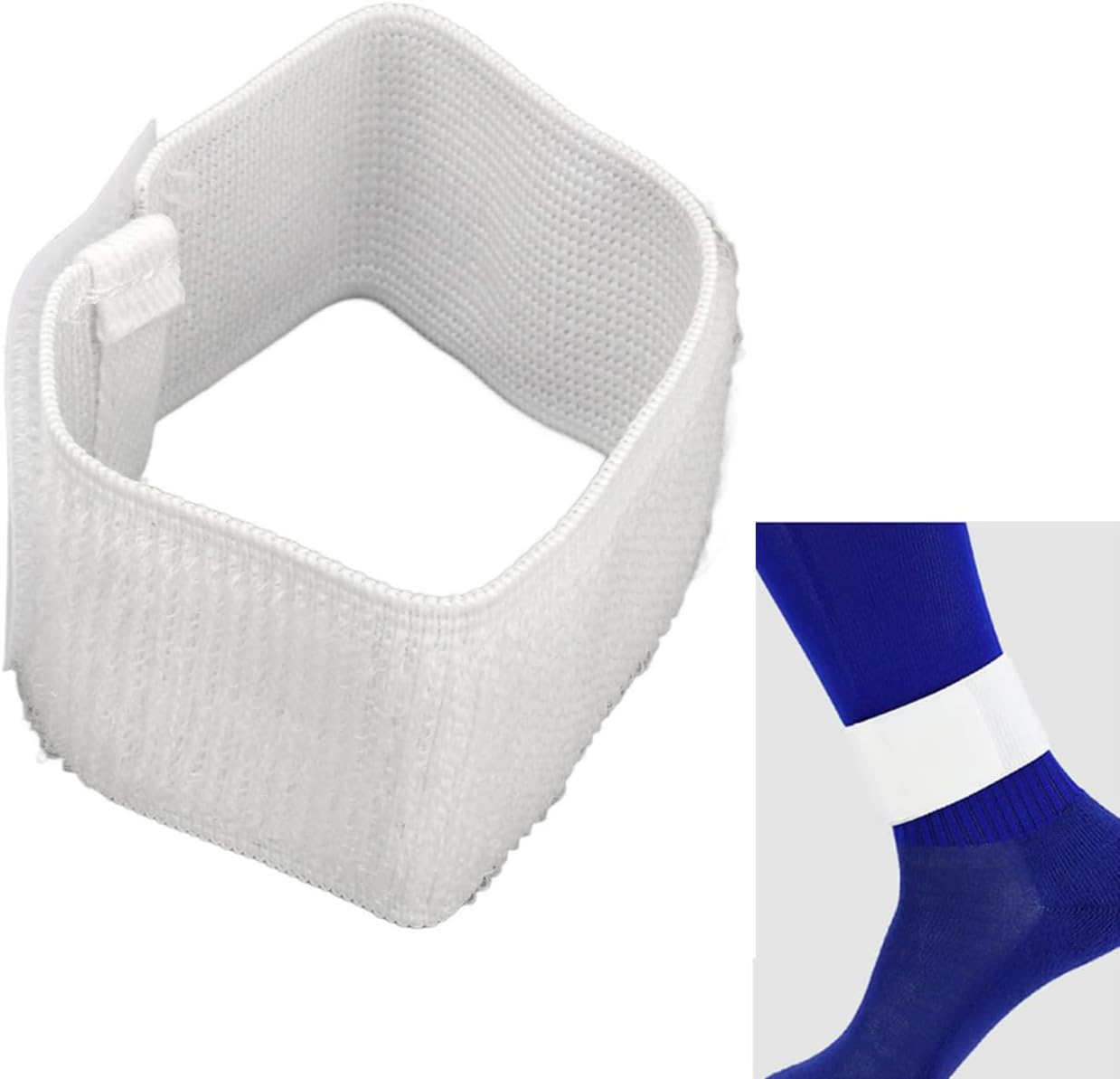 1 Pair Soccer Shin Guards Straps, anti Slip Sports Football Legging, Shin Fixed Straps for Adult Youth Children Football Equipment, Adjustable Leg Bandage Nylon Material