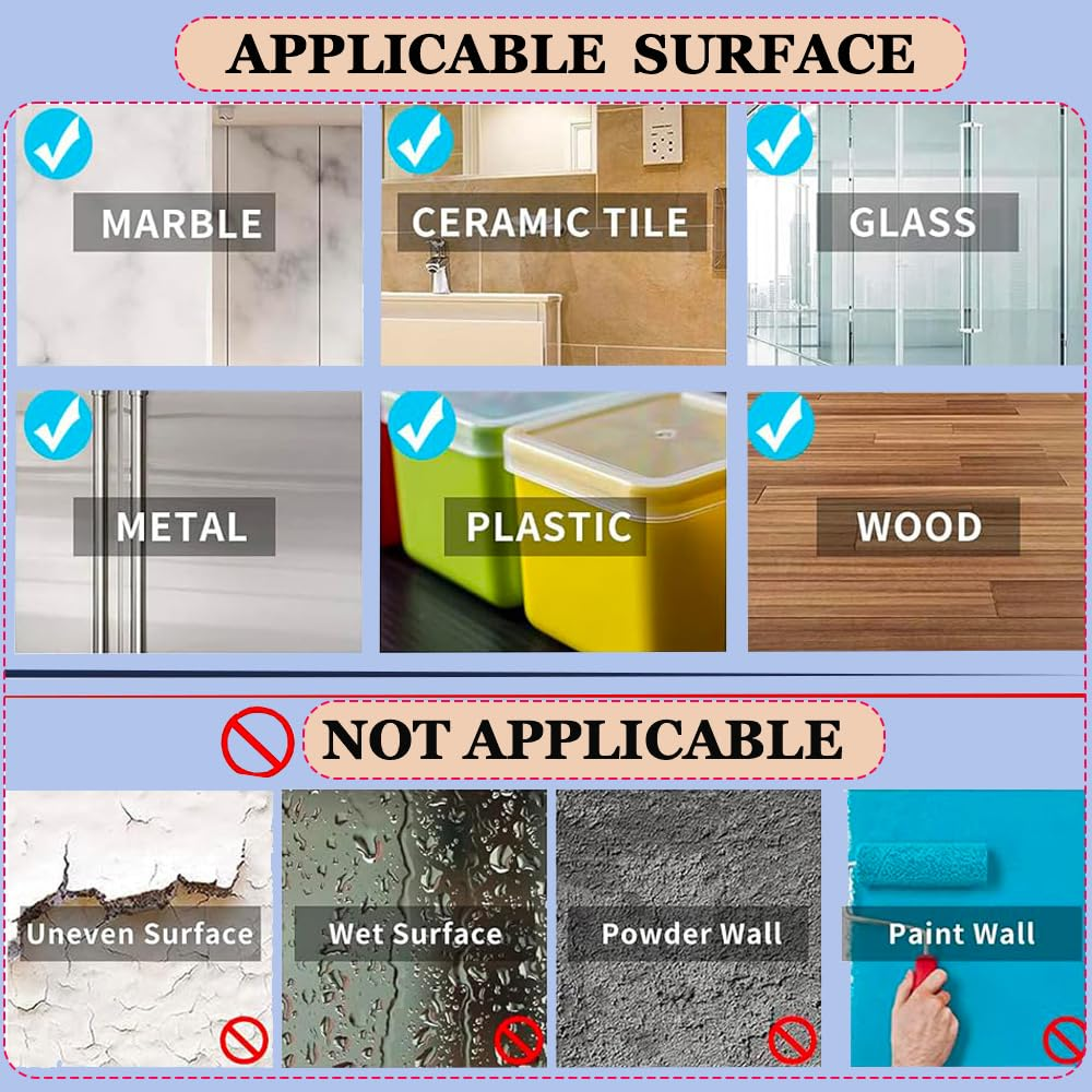 Upgrade Adhesive Dots Double Sided Removable,Clear Adhesive Putty,Waterproof Mounting No Trace Sticky Tacky for Museum Figures, Crafts, Balloons, Festival, Party, Decorations (100 Dots) image number 6